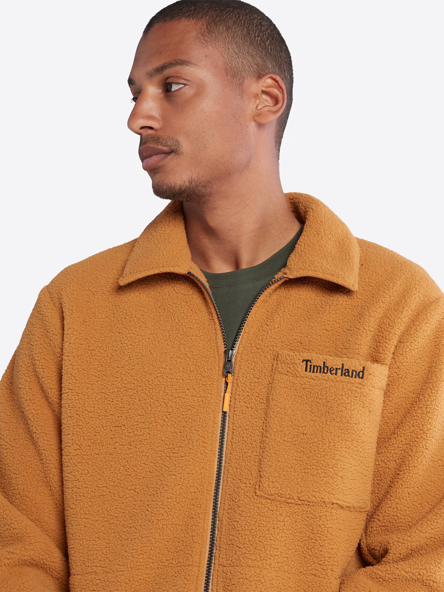 TIMBERLAND Jachetă fleece maro caramel / negru - Pled.ro