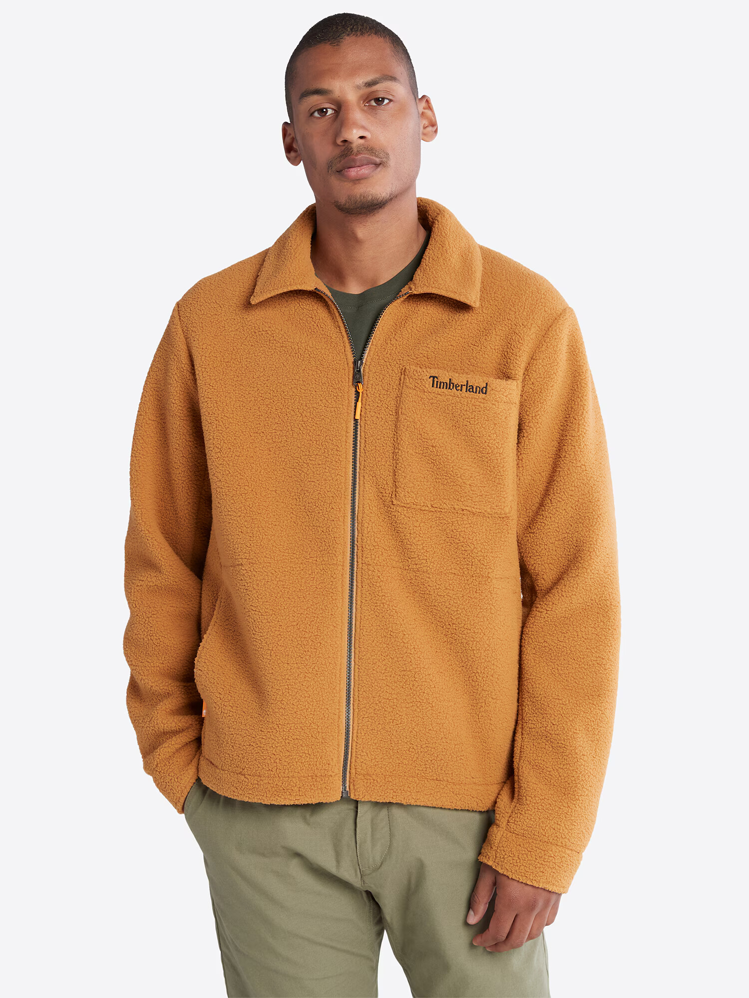 TIMBERLAND Jachetă fleece maro caramel / negru - Pled.ro