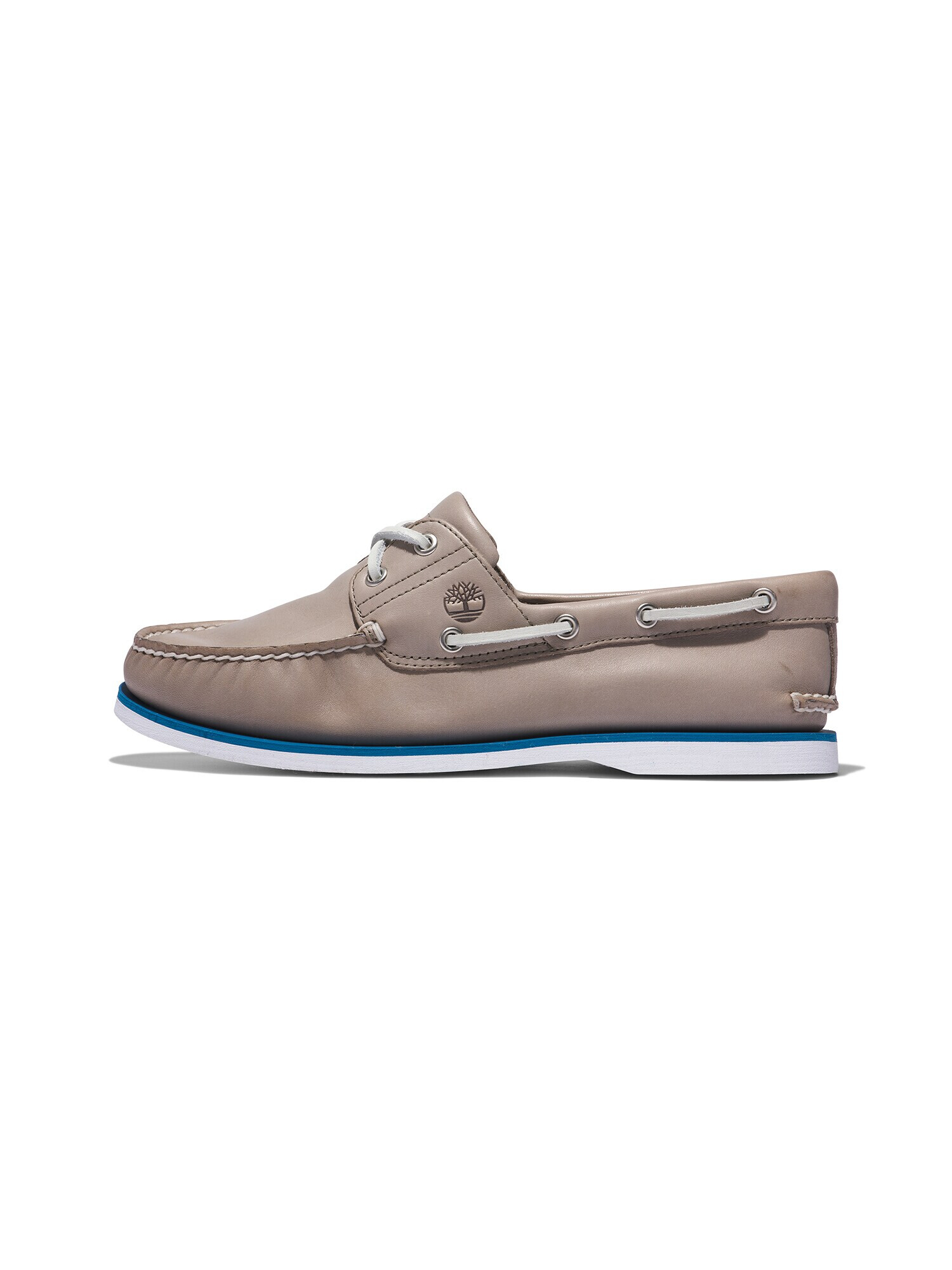 TIMBERLAND Mocasini 'Classic Boat 2 Eye' albastru / gri / gri taupe - Pled.ro