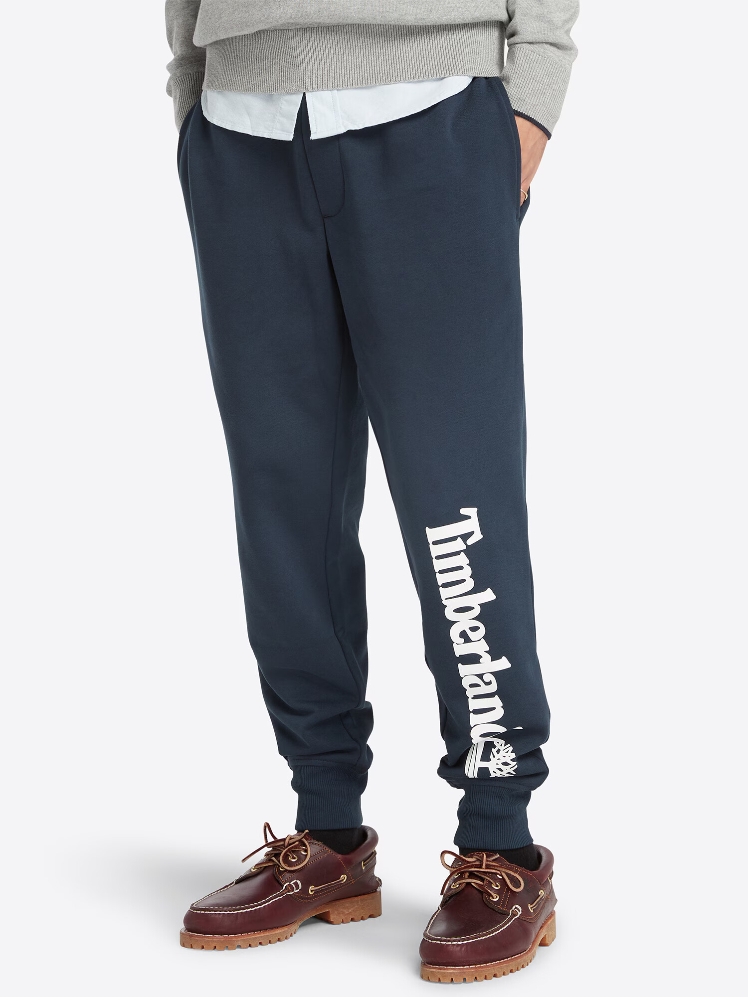 TIMBERLAND Pantaloni albastru / alb - Pled.ro