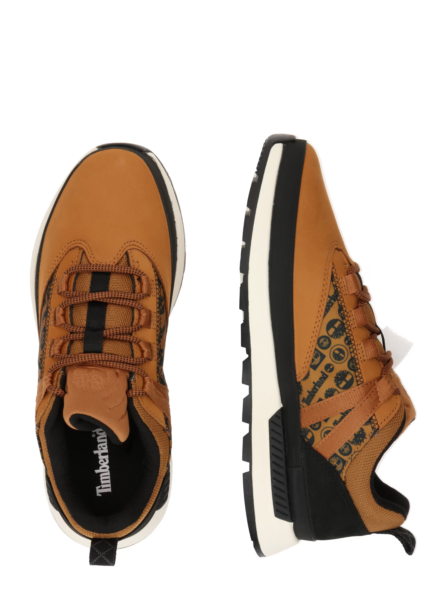 TIMBERLAND Pantofi cu șireturi sport 'Euro Trekker Low F/L' maro coniac / negru - Pled.ro