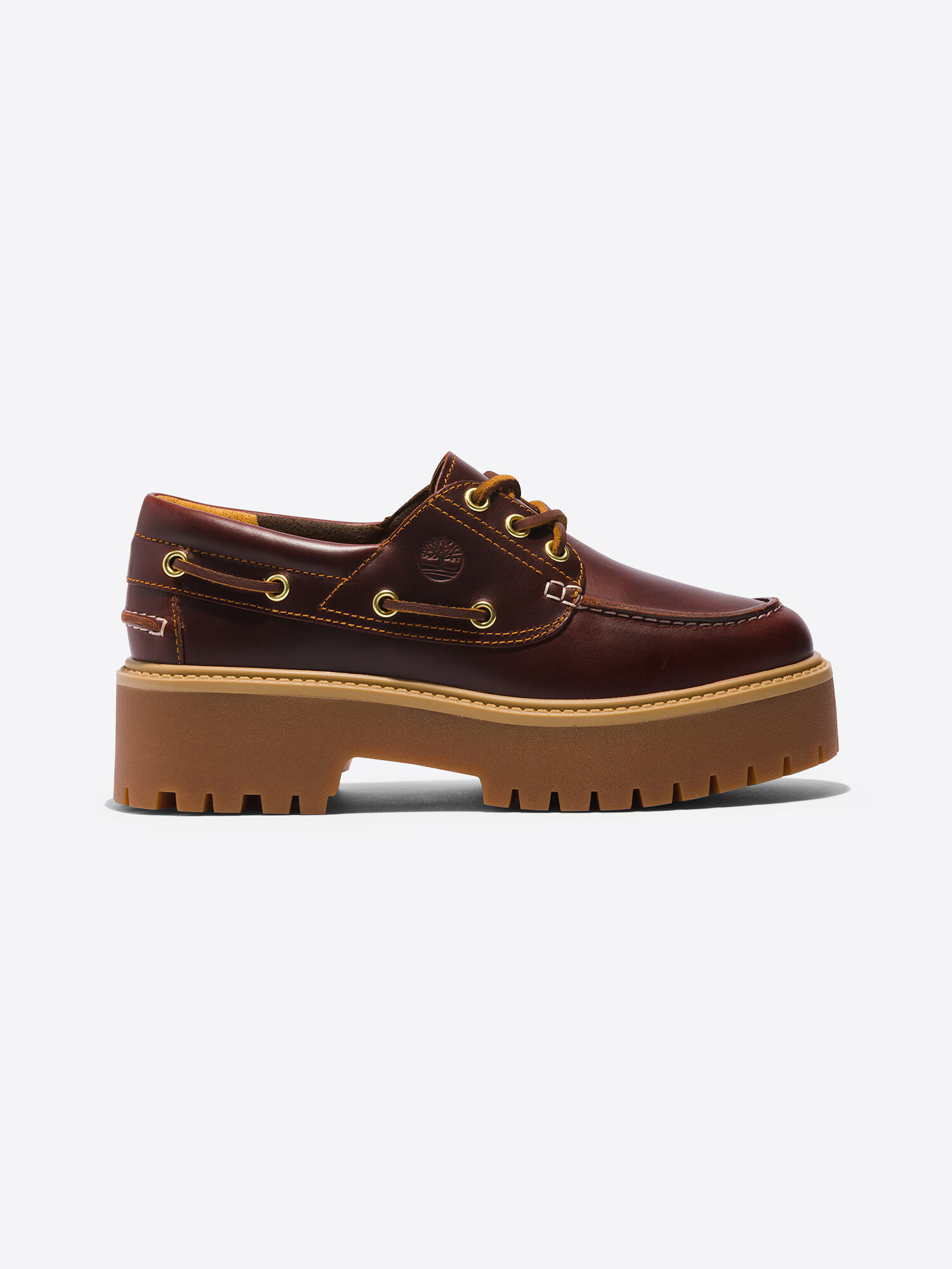 TIMBERLAND Pantofi cu șireturi 'Stone Street 3 Eye' maro / maro caramel / maro închis - Pled.ro