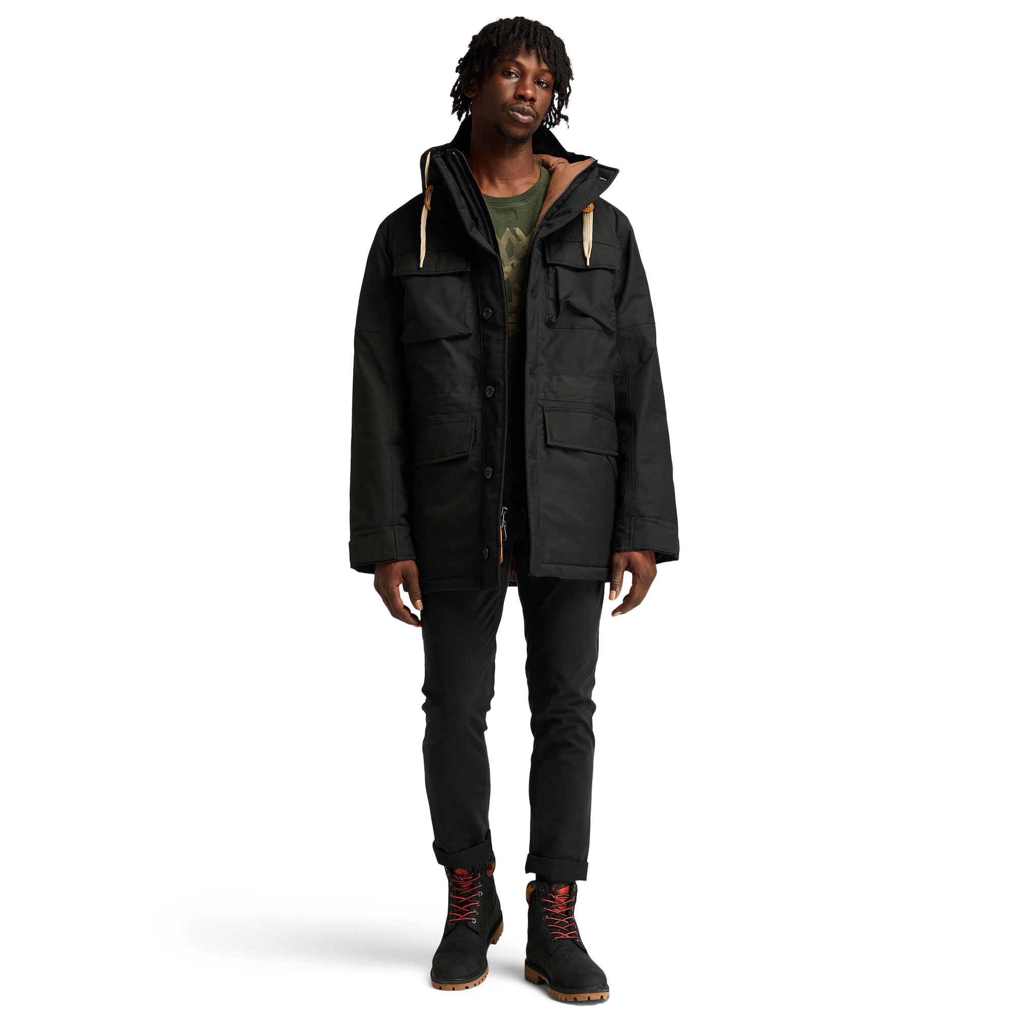 TIMBERLAND Parka de primăvară-toamnă negru - Pled.ro