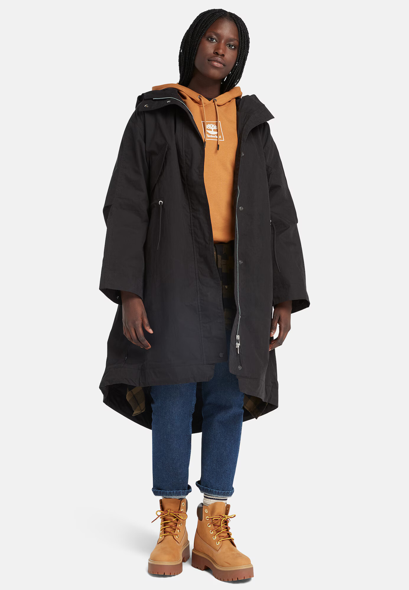 TIMBERLAND Parka de primăvară-toamnă negru - Pled.ro