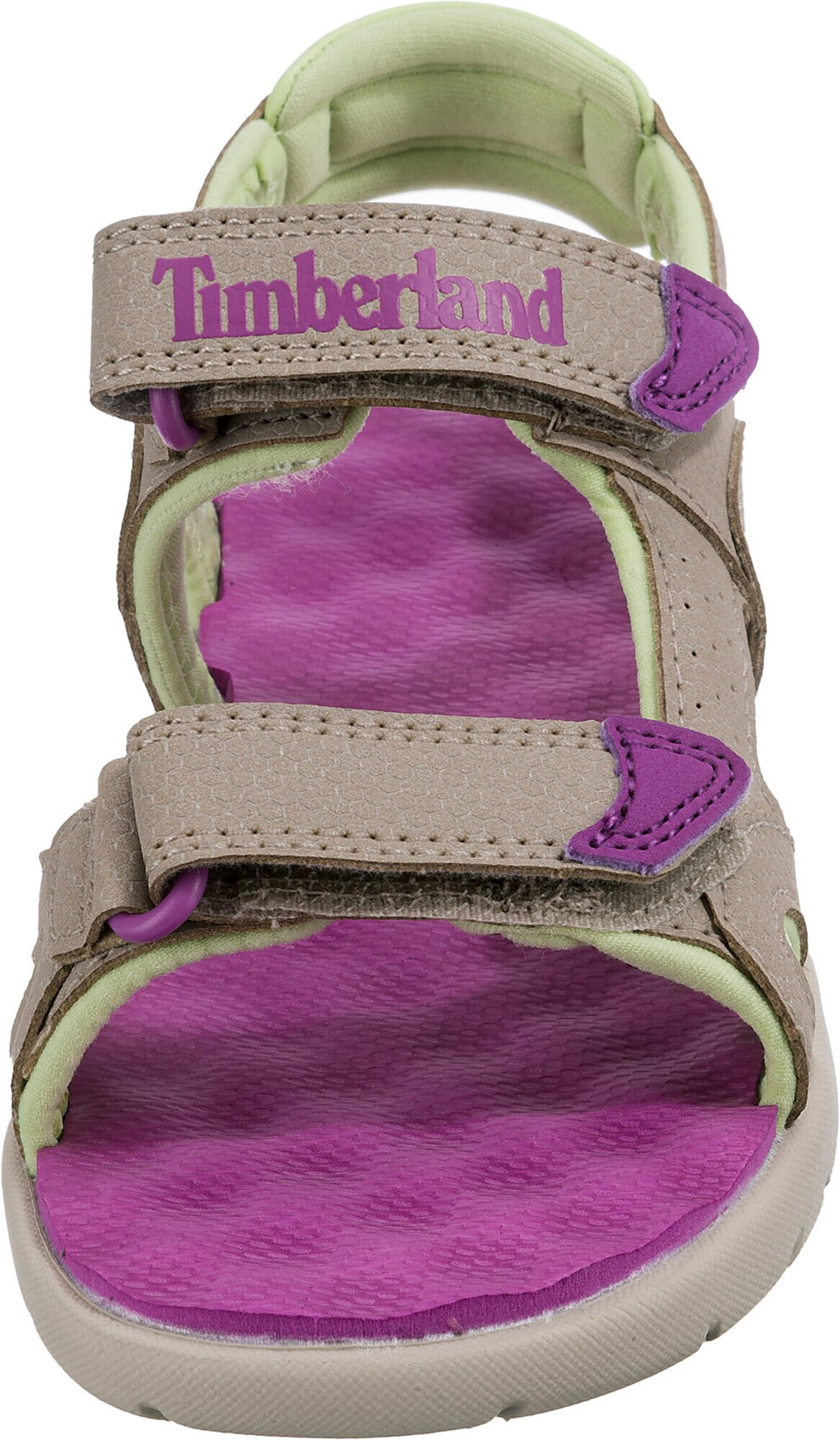 TIMBERLAND Pantofi deschiși 'PERKINS' pământiu / verde pastel / mov neon - Pled.ro