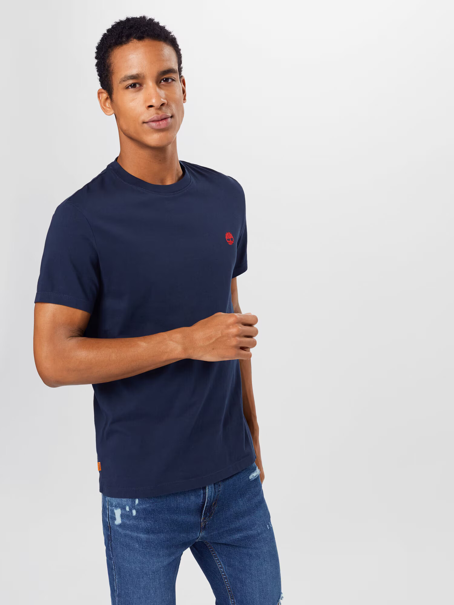 TIMBERLAND Tricou albastru marin / roșu - Pled.ro