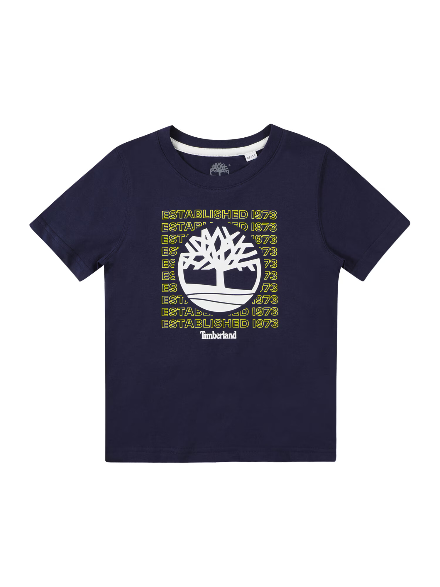 TIMBERLAND Tricou bleumarin / galben / alb - Pled.ro