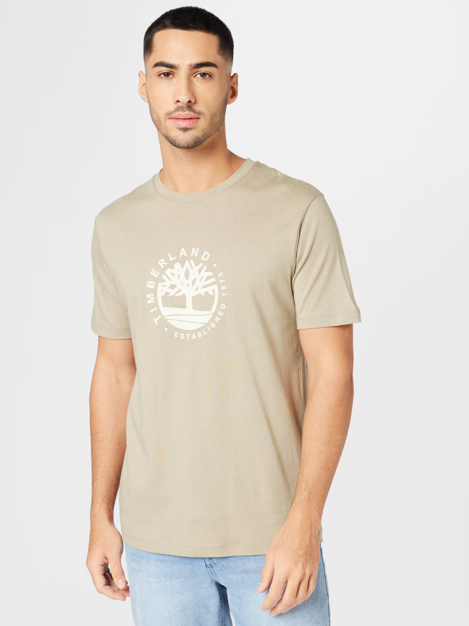 TIMBERLAND Tricou ecru / oliv - Pled.ro