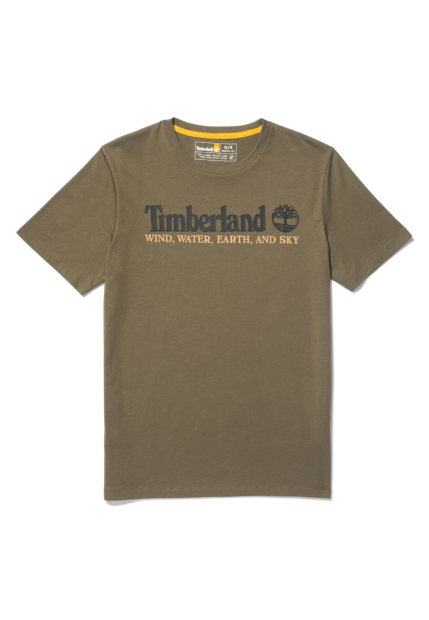 TIMBERLAND Tricou galben / verde închis / negru - Pled.ro