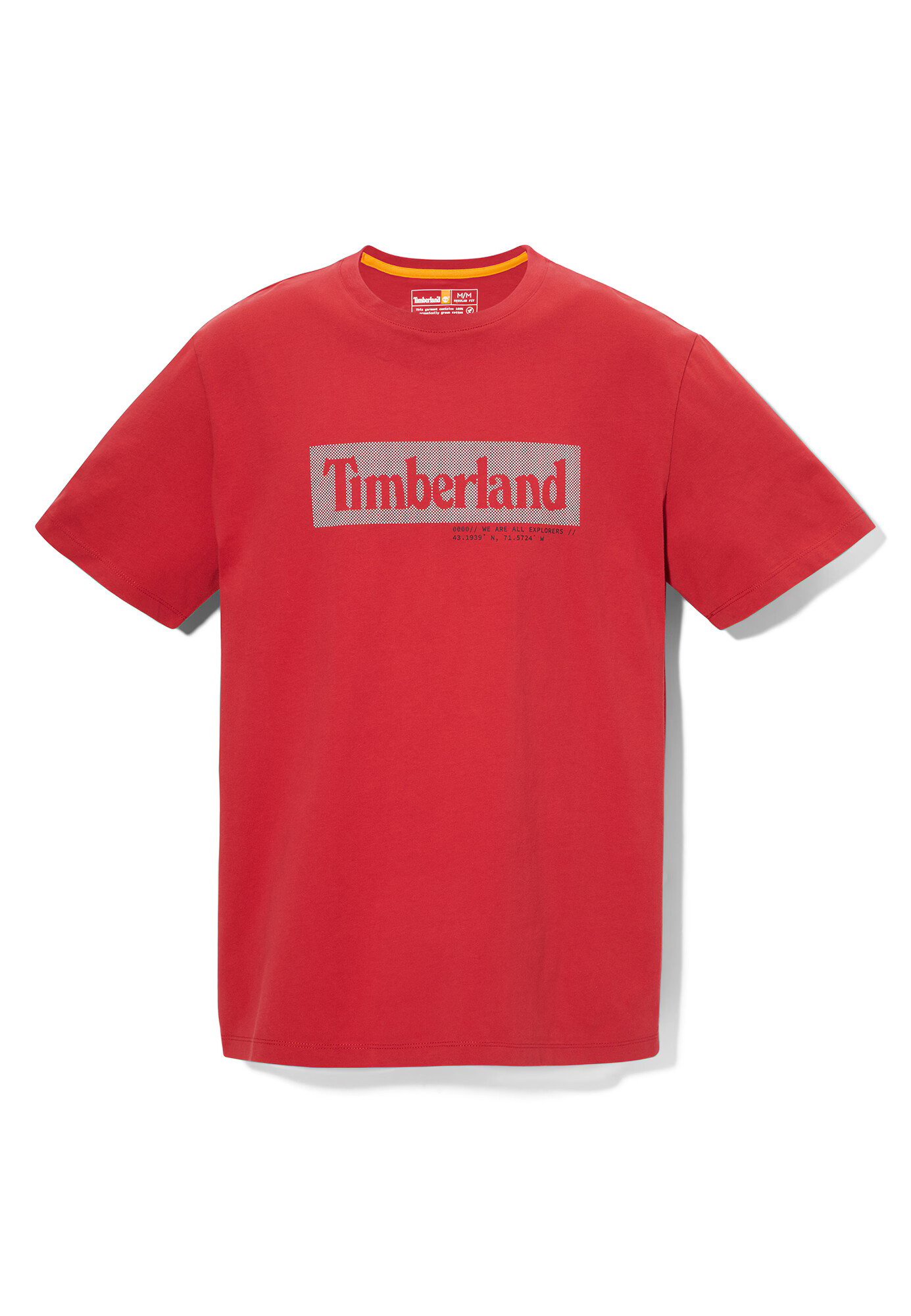 TIMBERLAND Tricou gri / roșu - Pled.ro