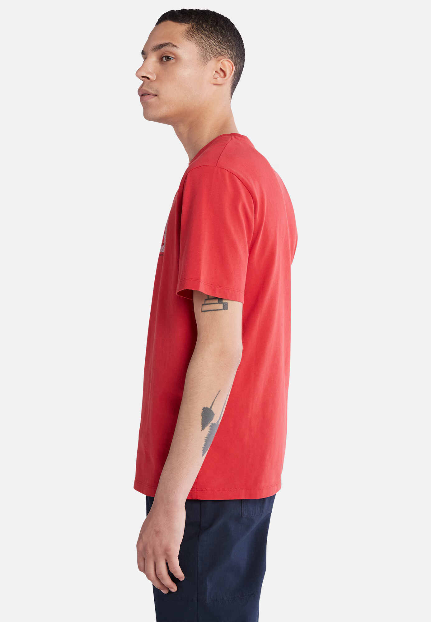 TIMBERLAND Tricou gri / roșu - Pled.ro