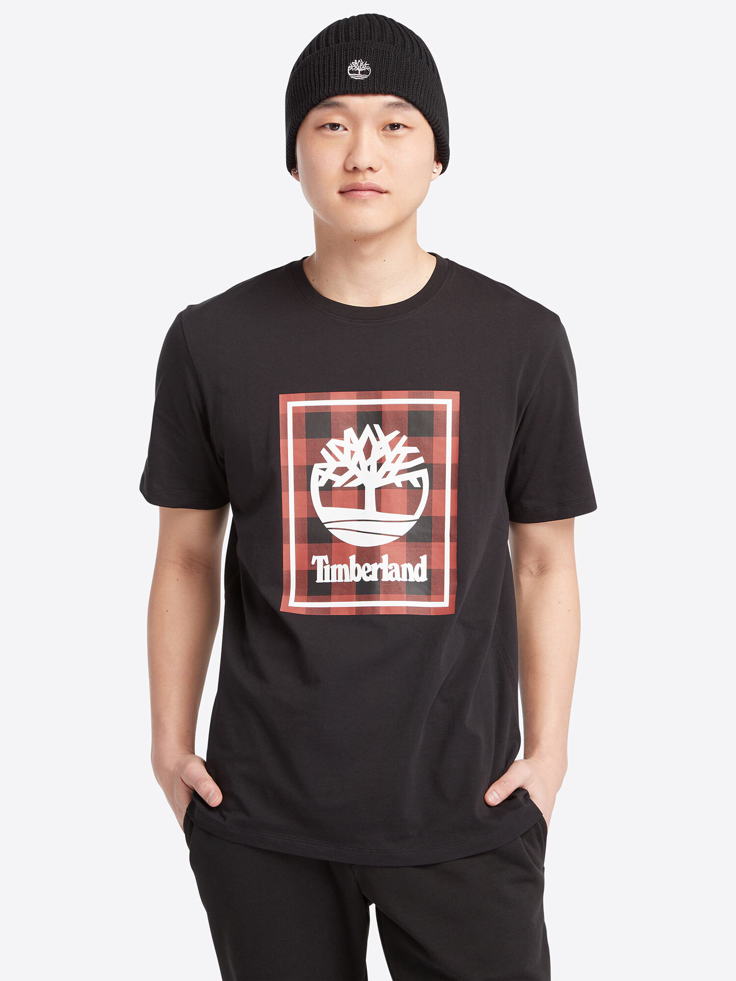 TIMBERLAND Tricou maro / roșu / negru / alb - Pled.ro