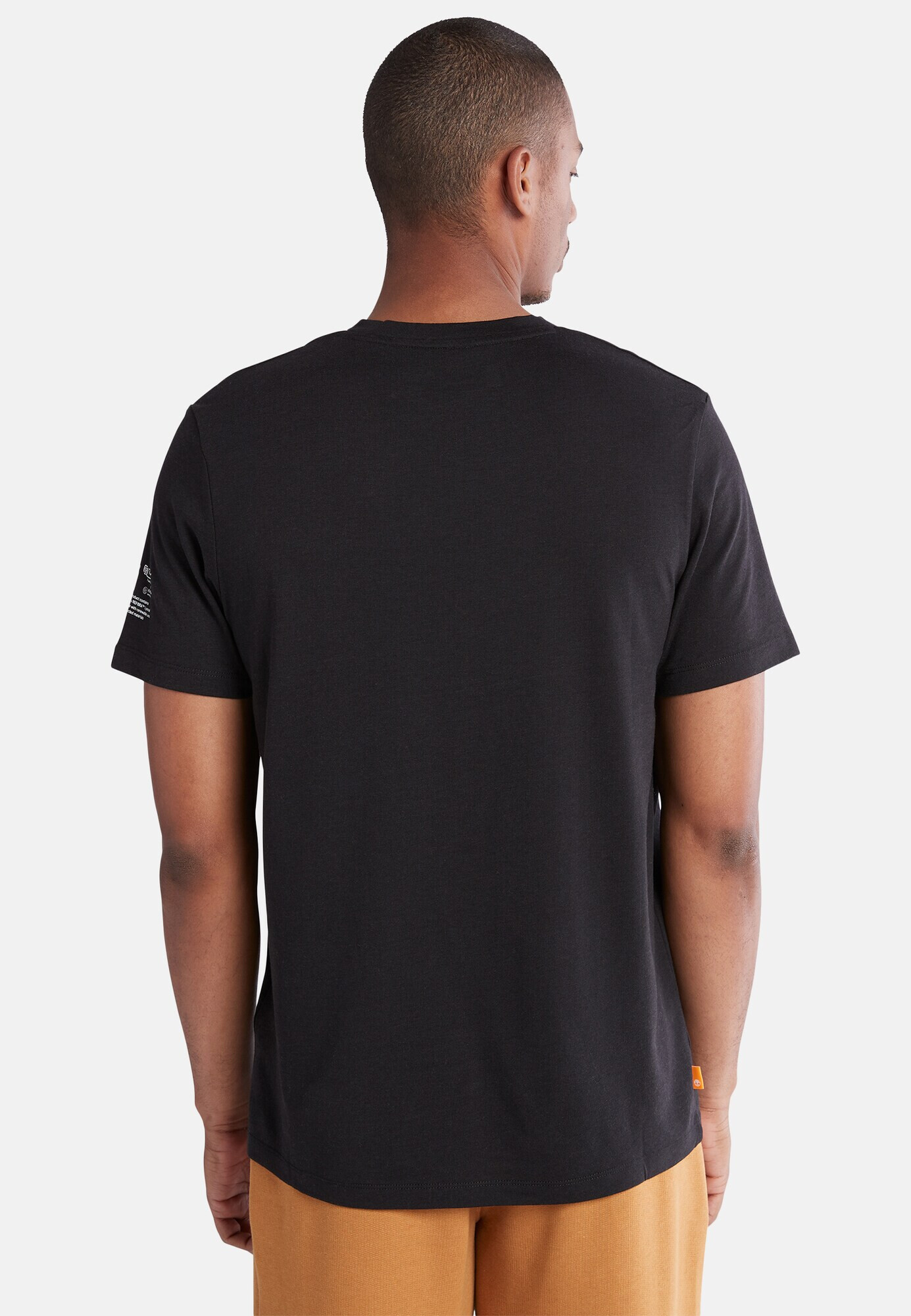 TIMBERLAND Tricou negru / alb - Pled.ro