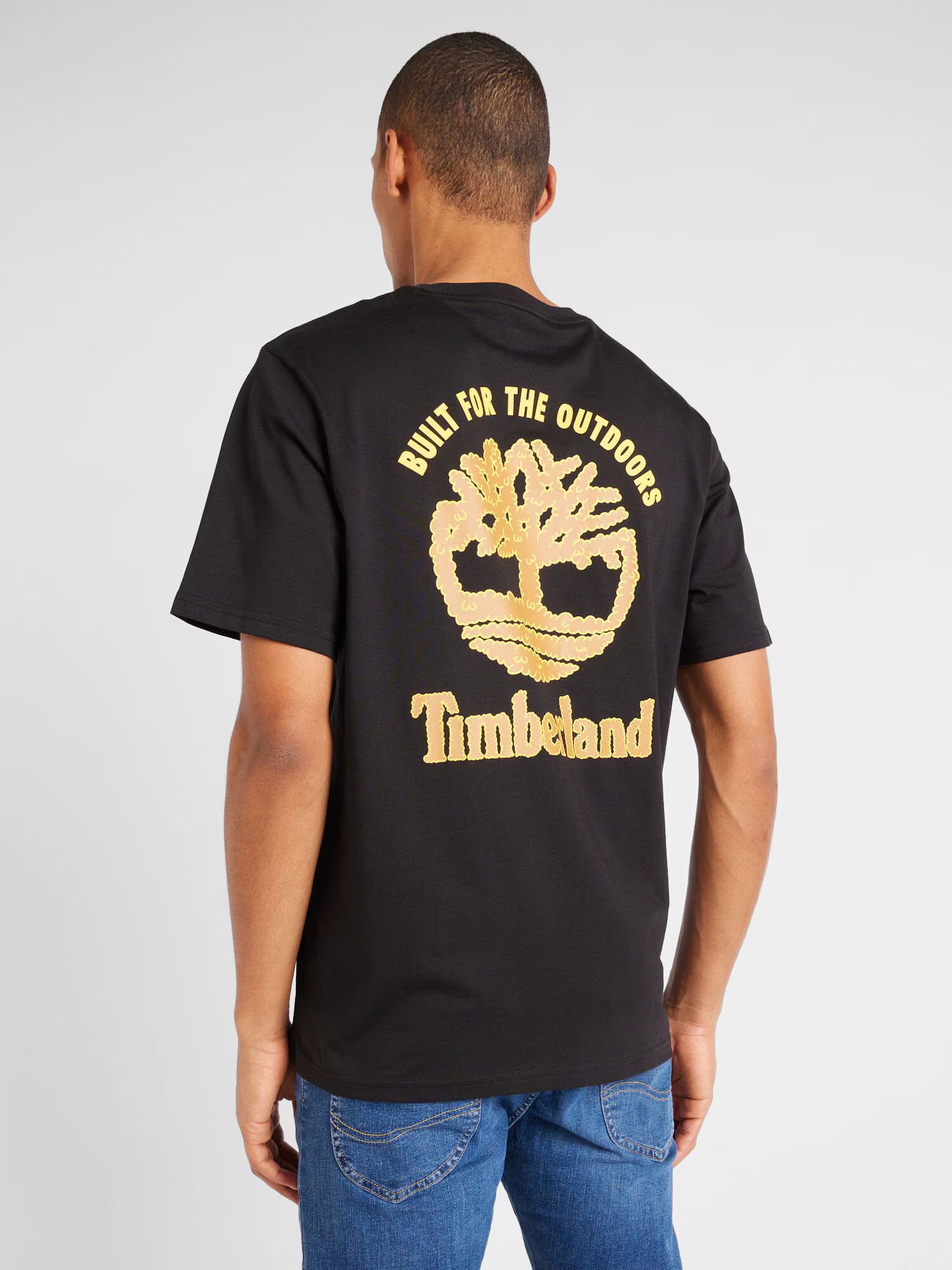 TIMBERLAND Tricou nisipiu / galben / negru - Pled.ro