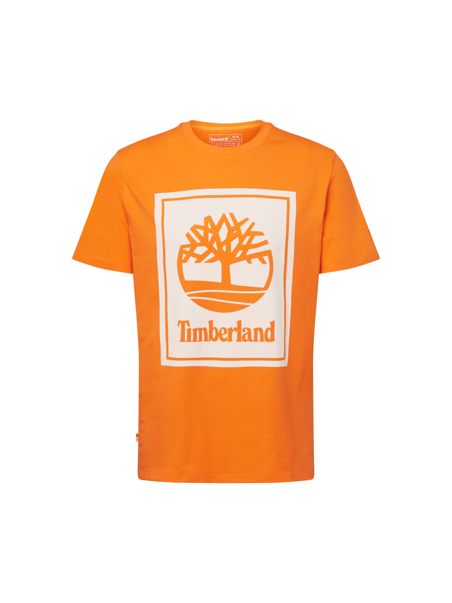 TIMBERLAND Tricou portocaliu / alb natural - Pled.ro