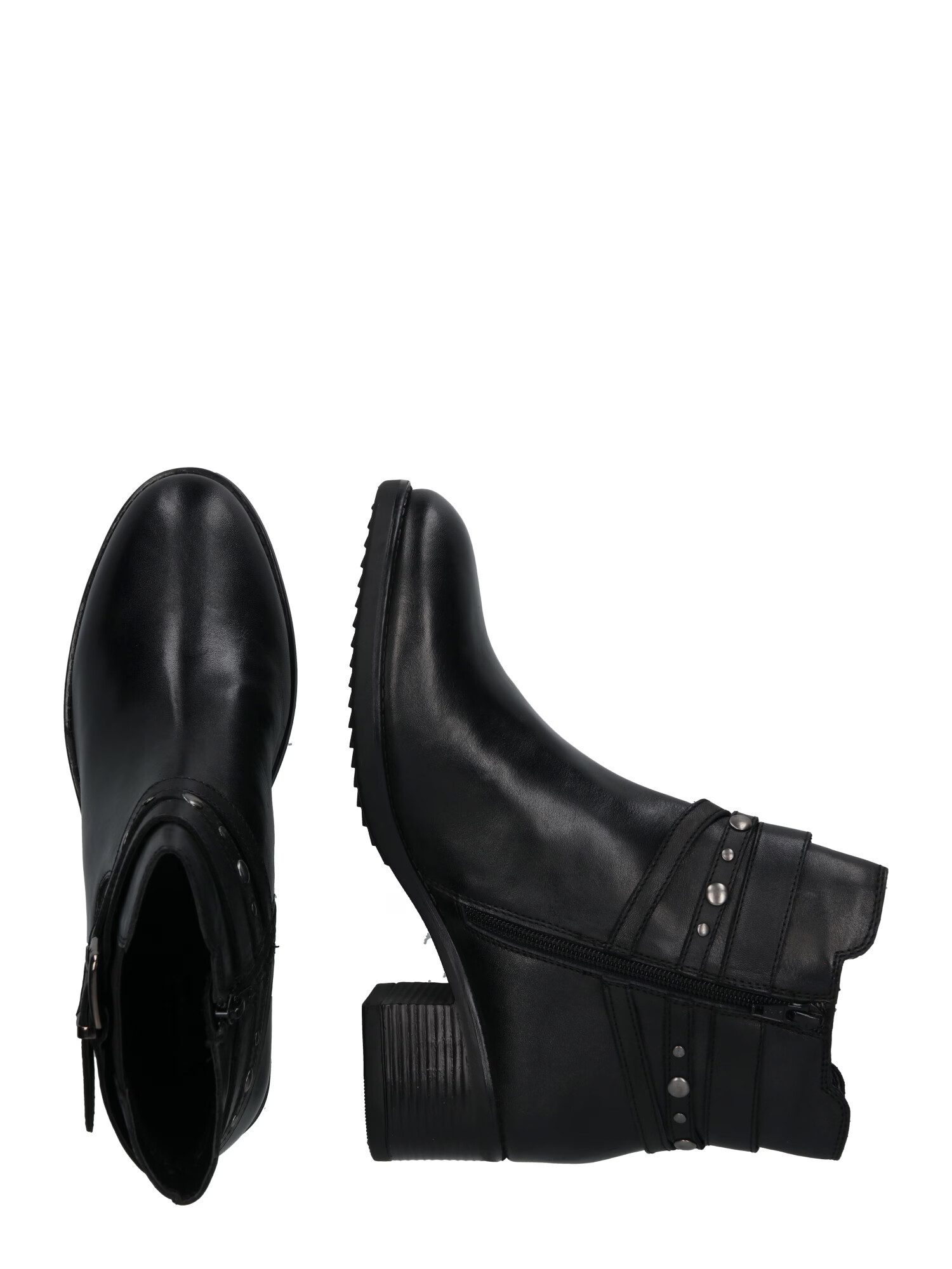 TOM TAILOR Botine negru - Pled.ro