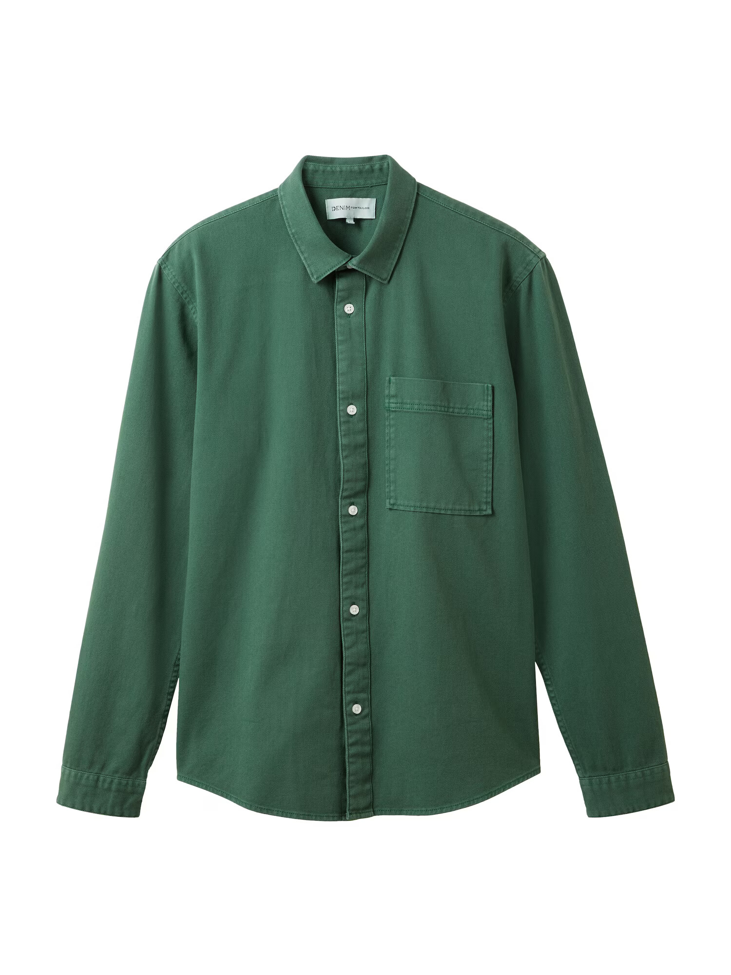 TOM TAILOR DENIM Cămașă verde iarbă - Pled.ro