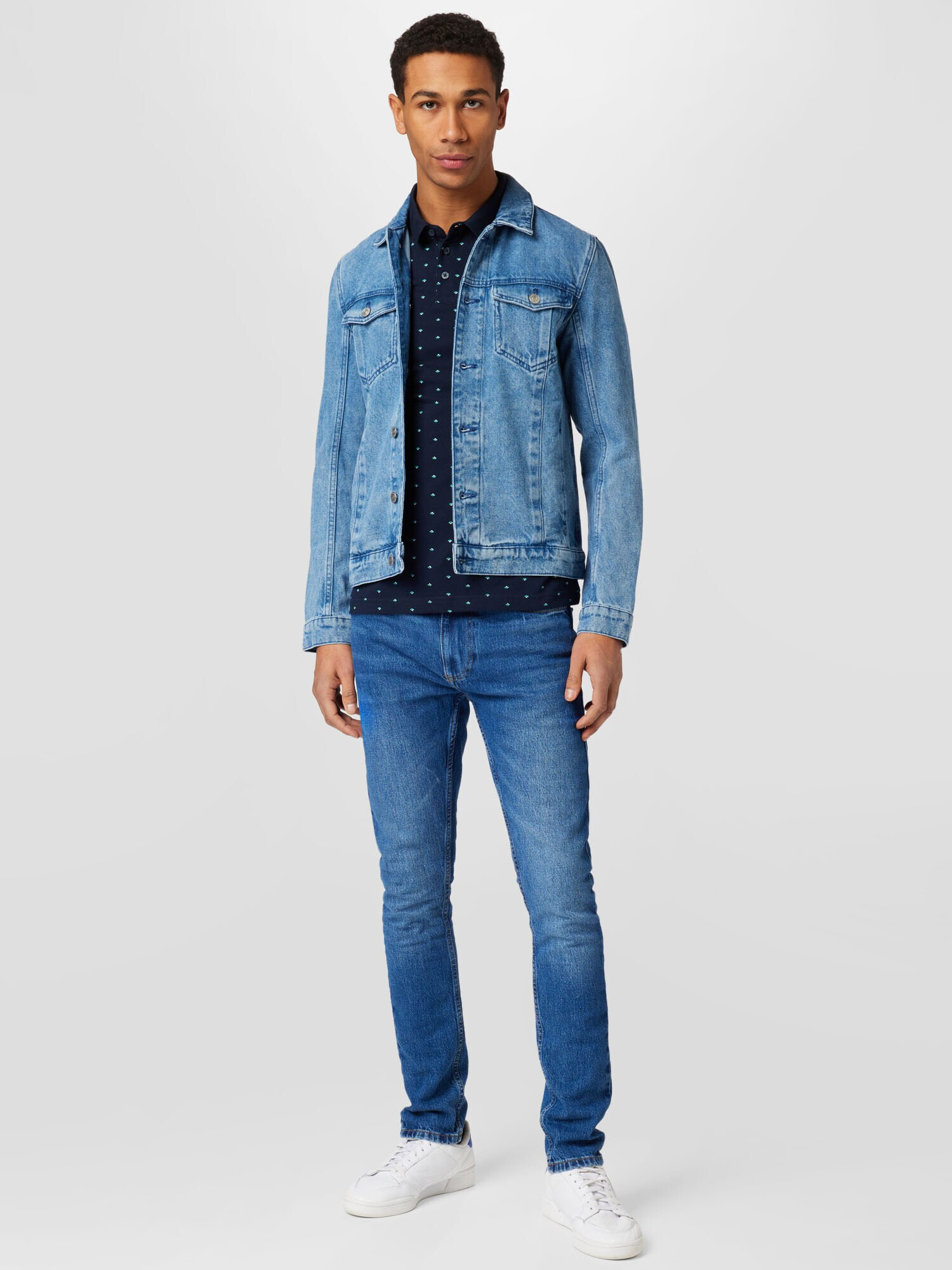 TOM TAILOR DENIM Geacă de primăvară-toamnă albastru denim - Pled.ro