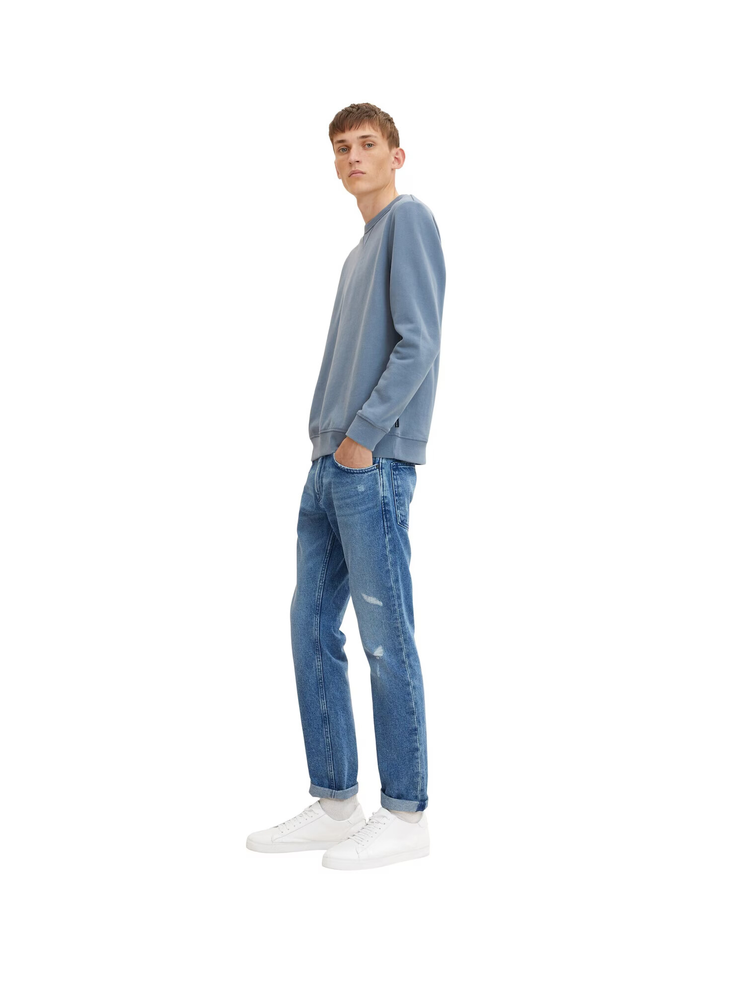 TOM TAILOR DENIM Jeans 'Aedan' albastru denim - Pled.ro