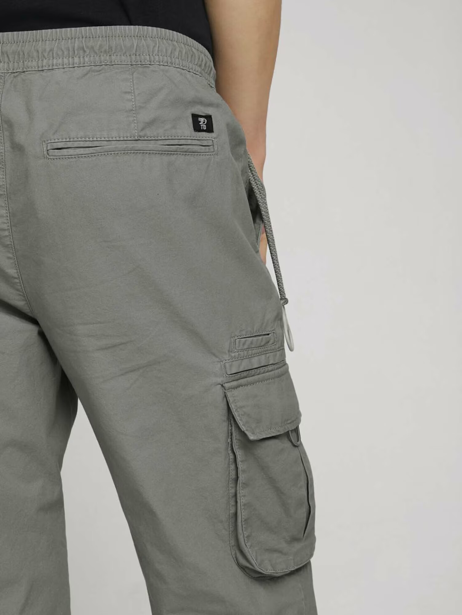 TOM TAILOR DENIM Pantaloni cu buzunare gri - Pled.ro