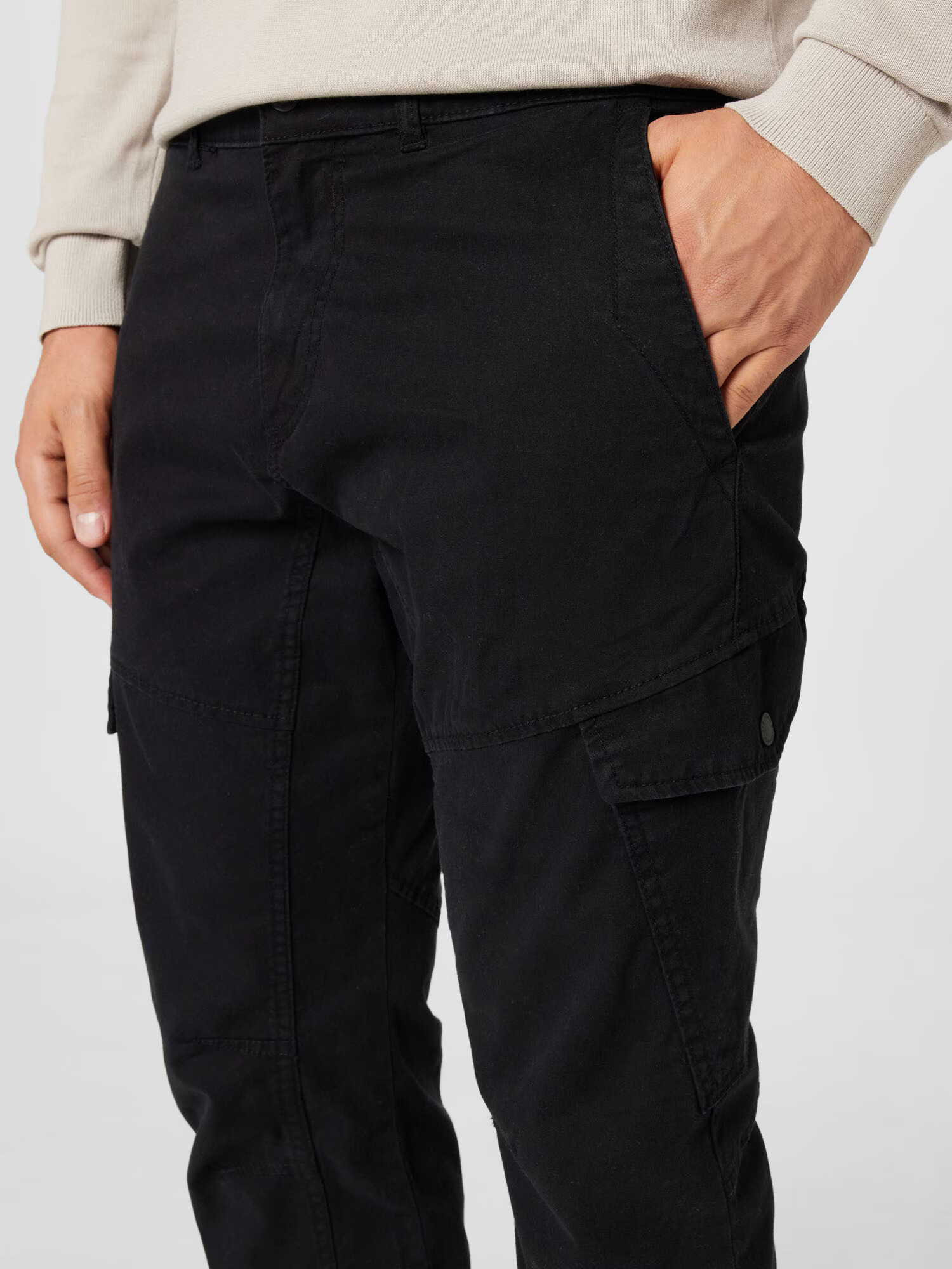 TOM TAILOR DENIM Pantaloni cu buzunare negru - Pled.ro