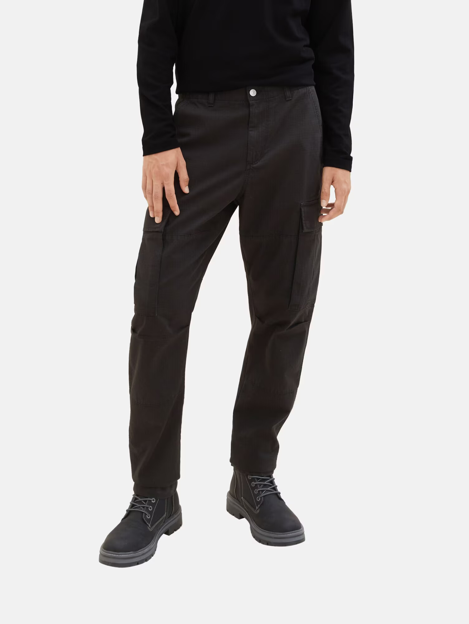 TOM TAILOR DENIM Pantaloni cu buzunare negru - Pled.ro