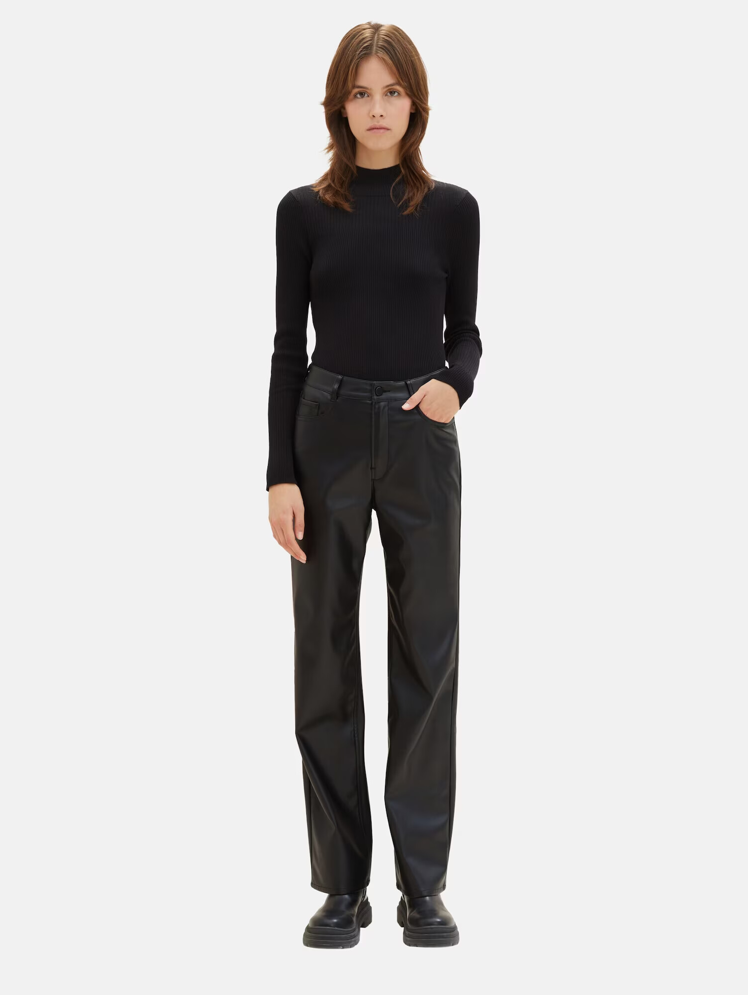 TOM TAILOR DENIM Pantaloni 'Emma' negru - Pled.ro