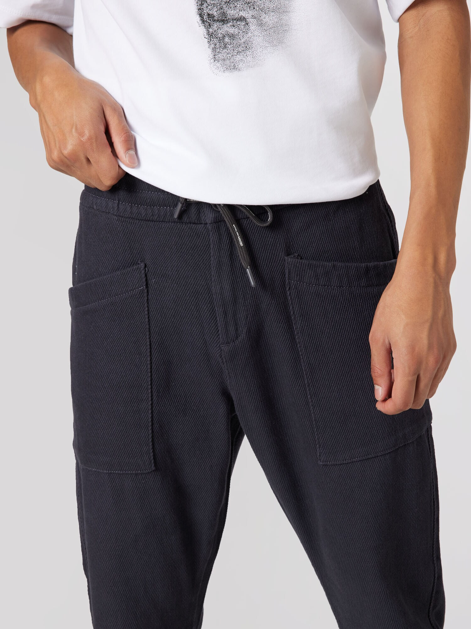 TOM TAILOR DENIM Pantaloni gri metalic - Pled.ro