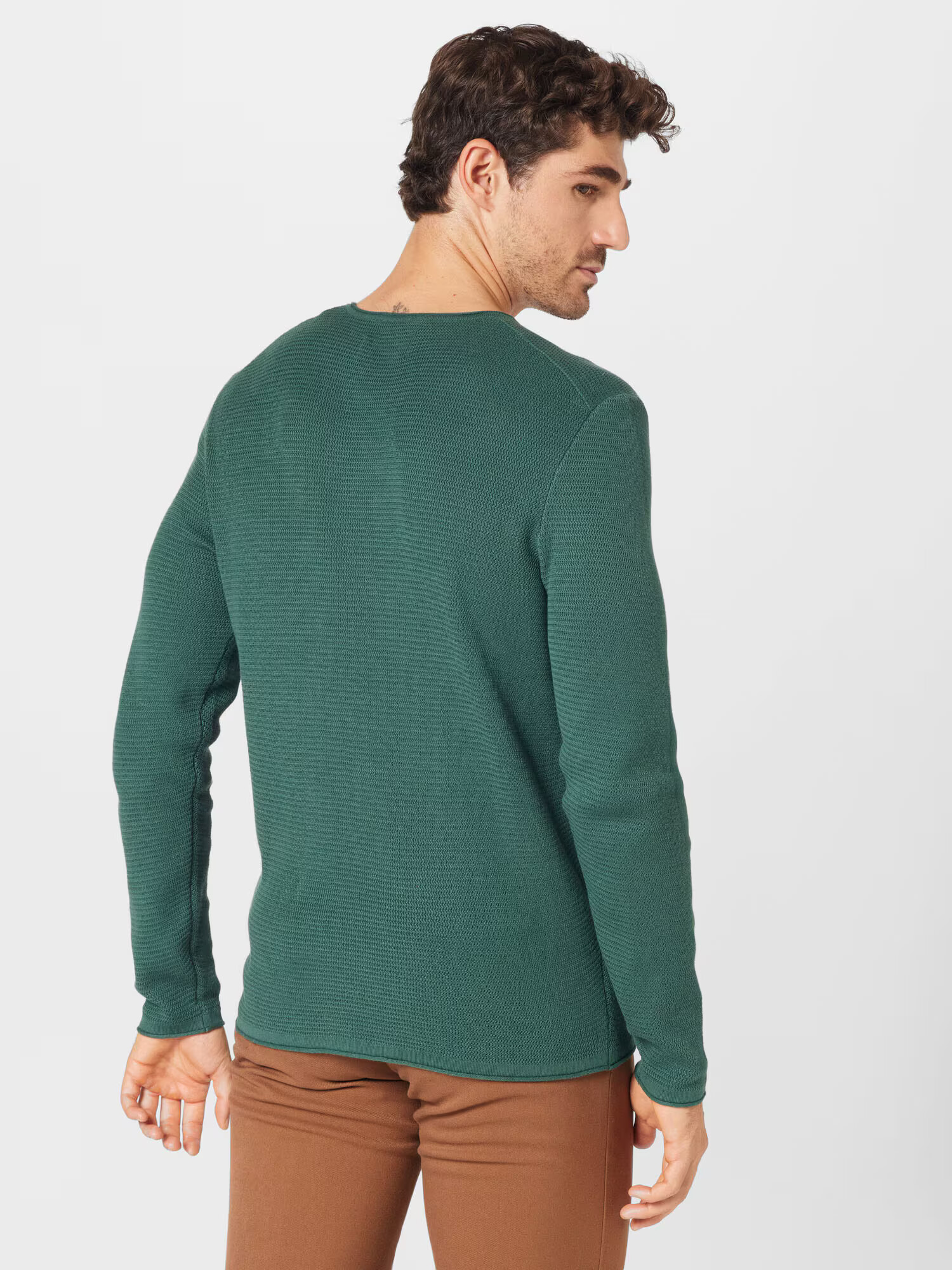 TOM TAILOR DENIM Pulover verde închis - Pled.ro