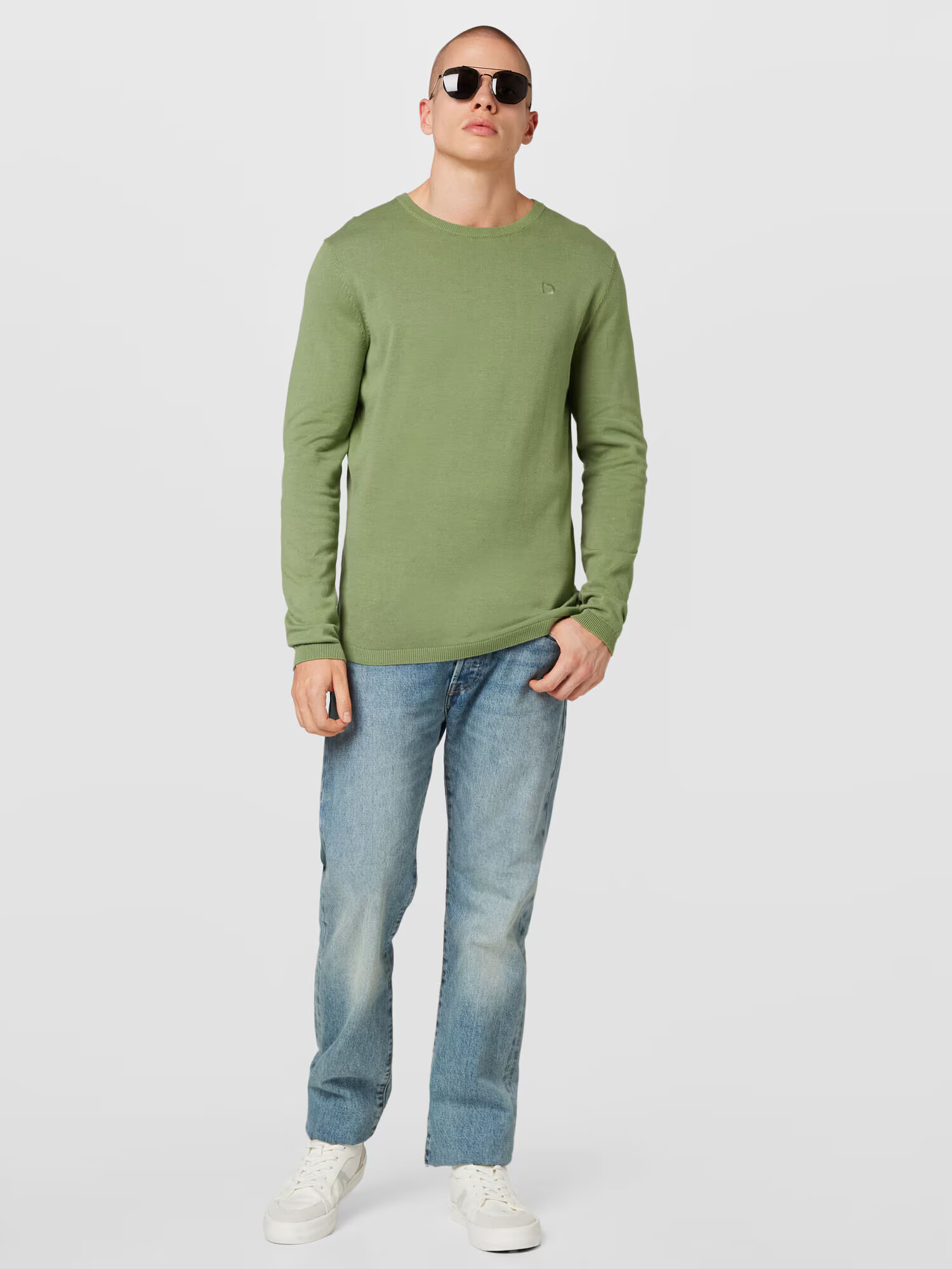 TOM TAILOR DENIM Pulover verde măr - Pled.ro