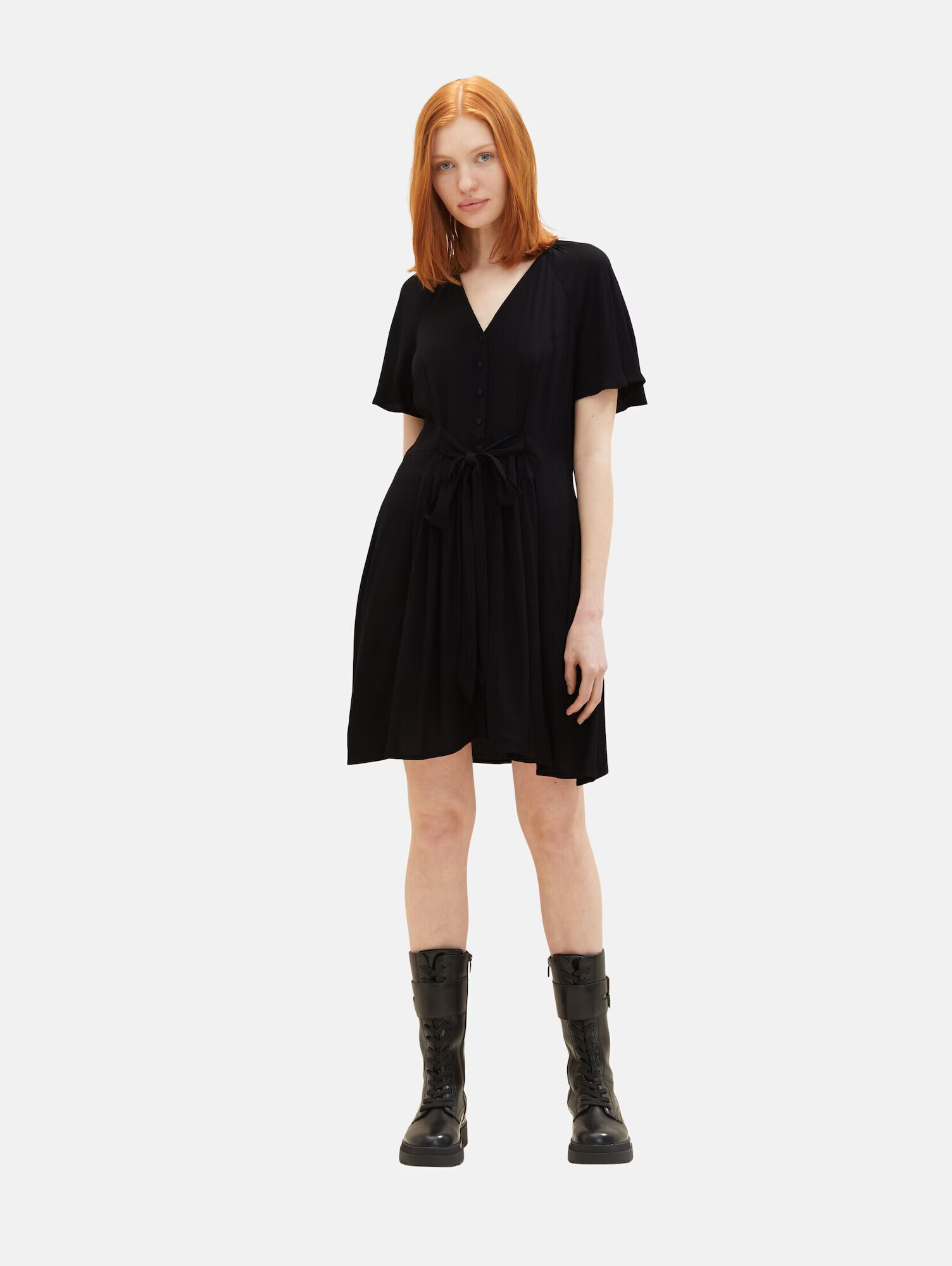 TOM TAILOR DENIM Rochie tip bluză negru - Pled.ro