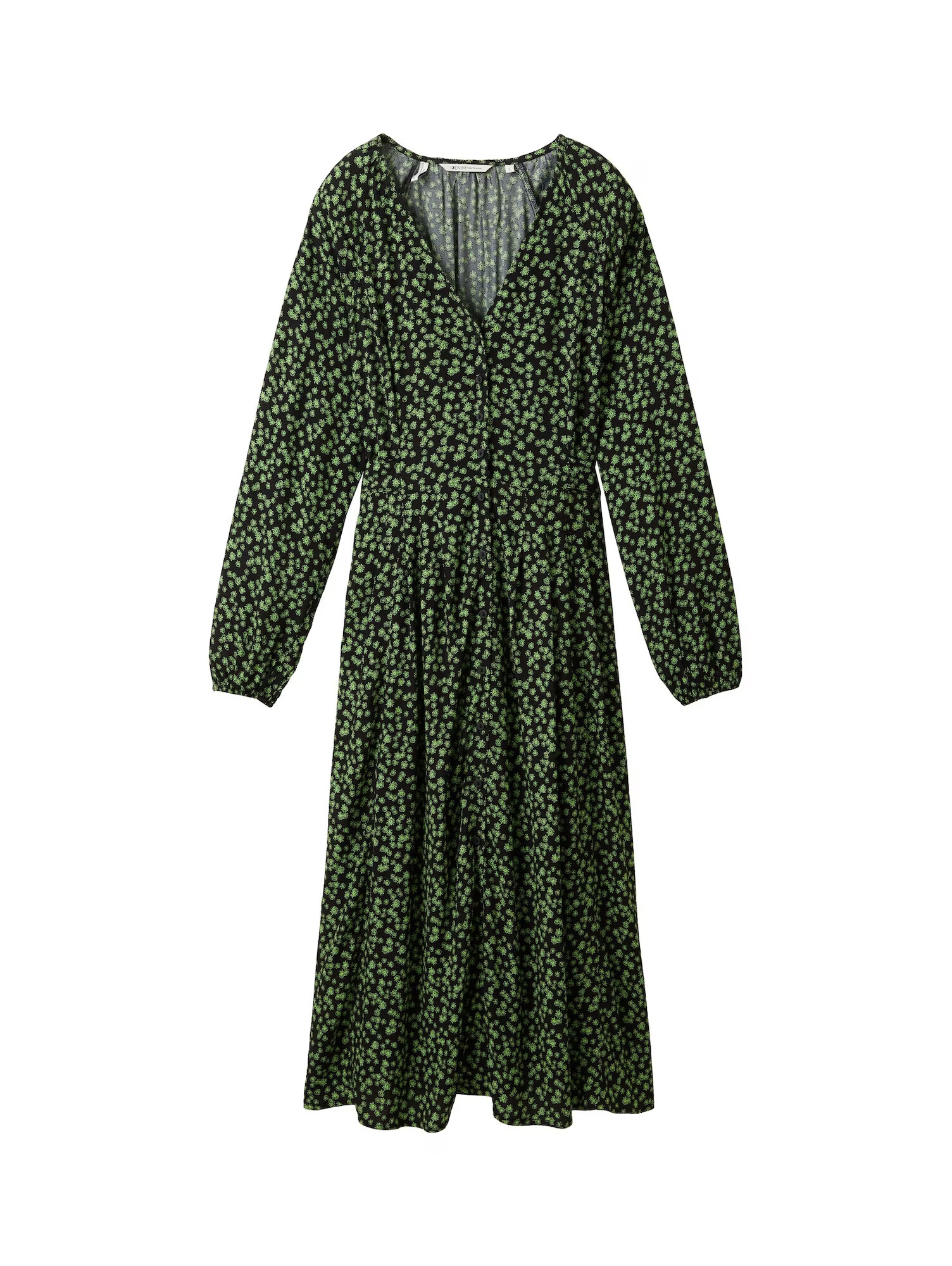 TOM TAILOR DENIM Rochie verde / negru - Pled.ro