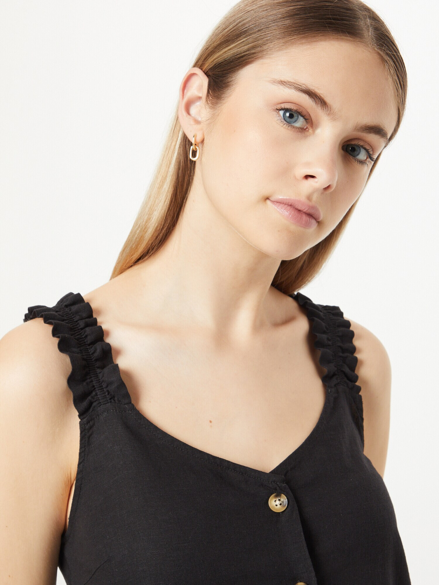 TOM TAILOR DENIM Top negru - Pled.ro