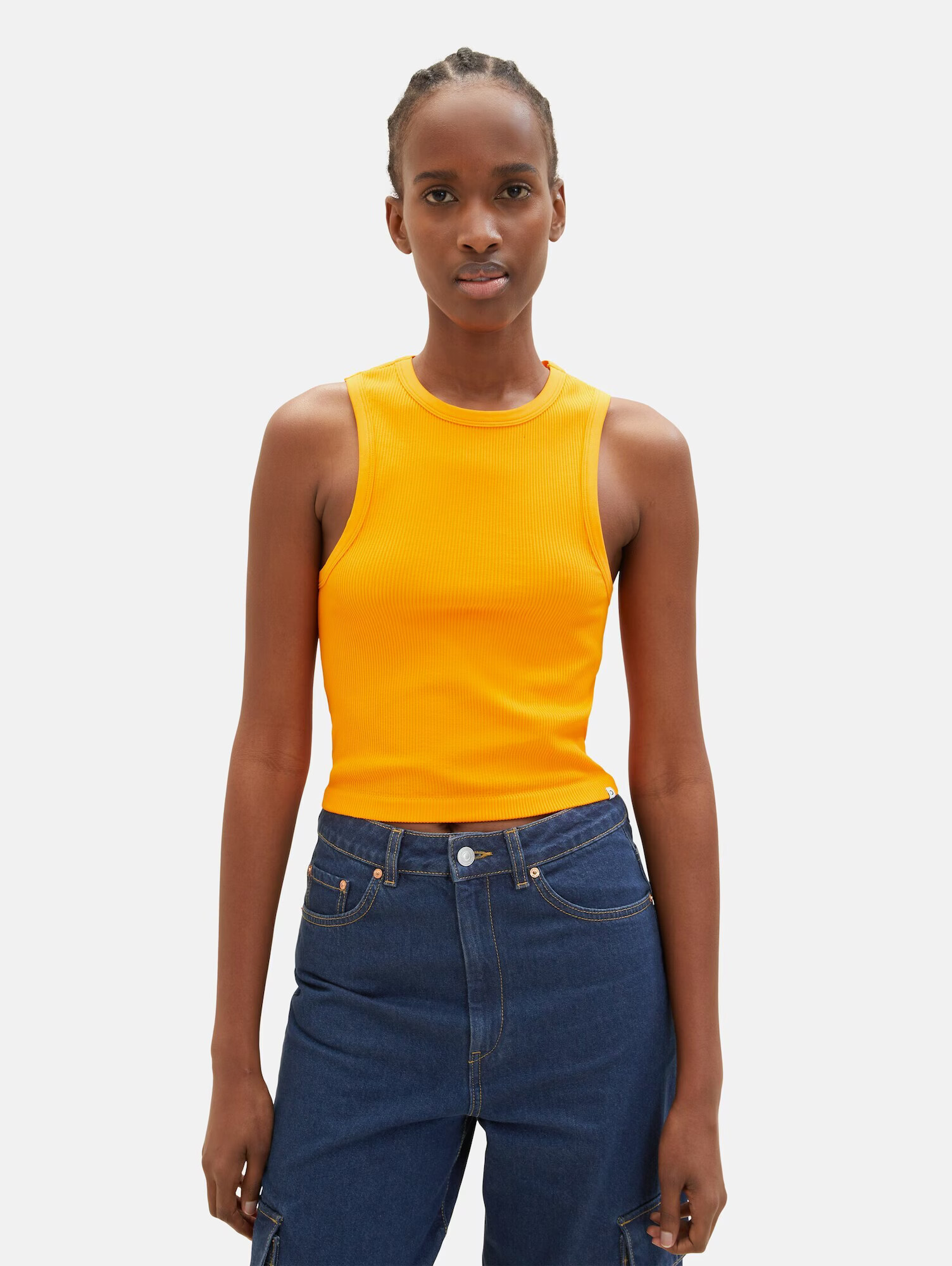 TOM TAILOR DENIM Top portocaliu - Pled.ro