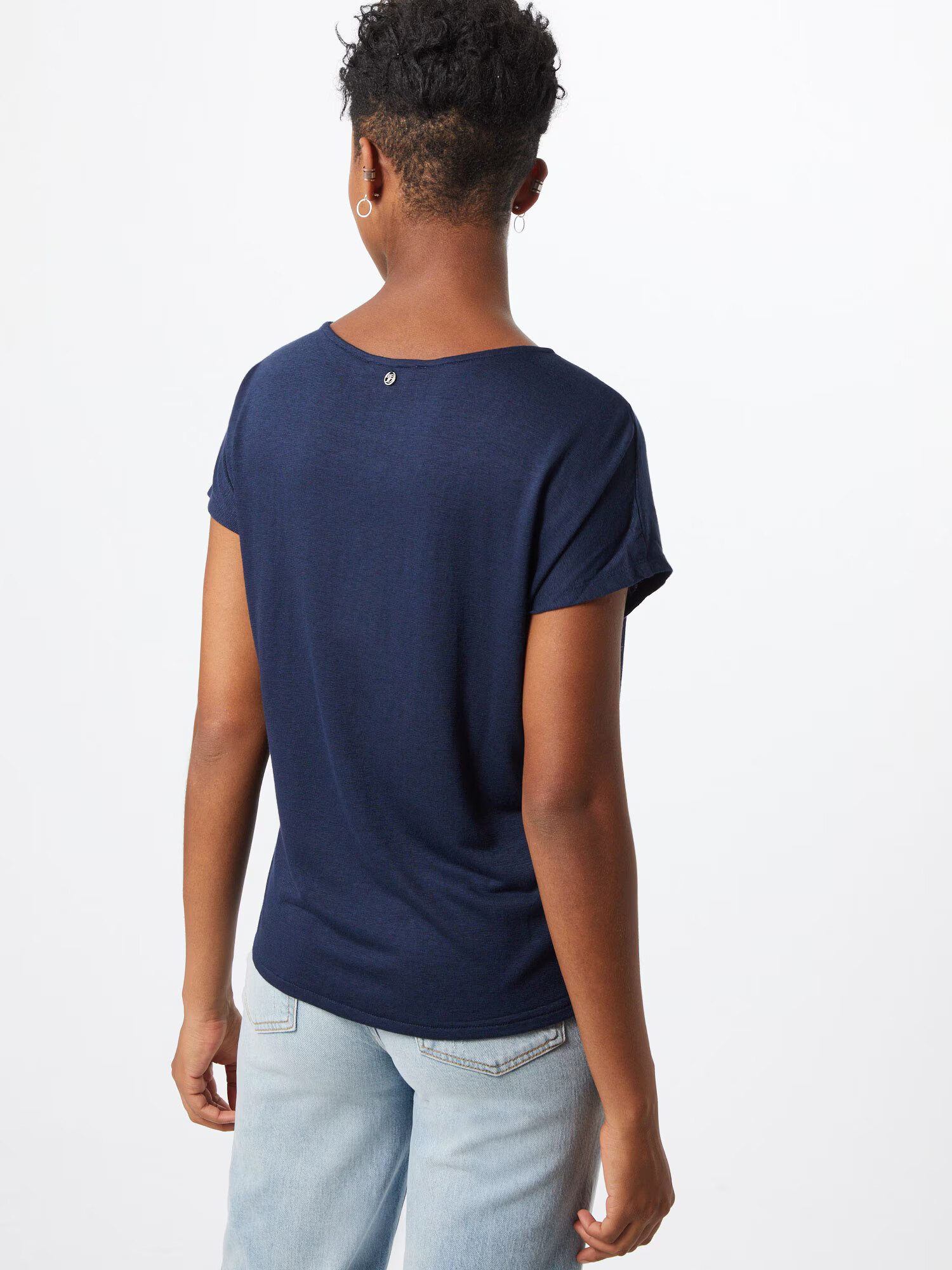 TOM TAILOR DENIM Tricou albastru închis - Pled.ro