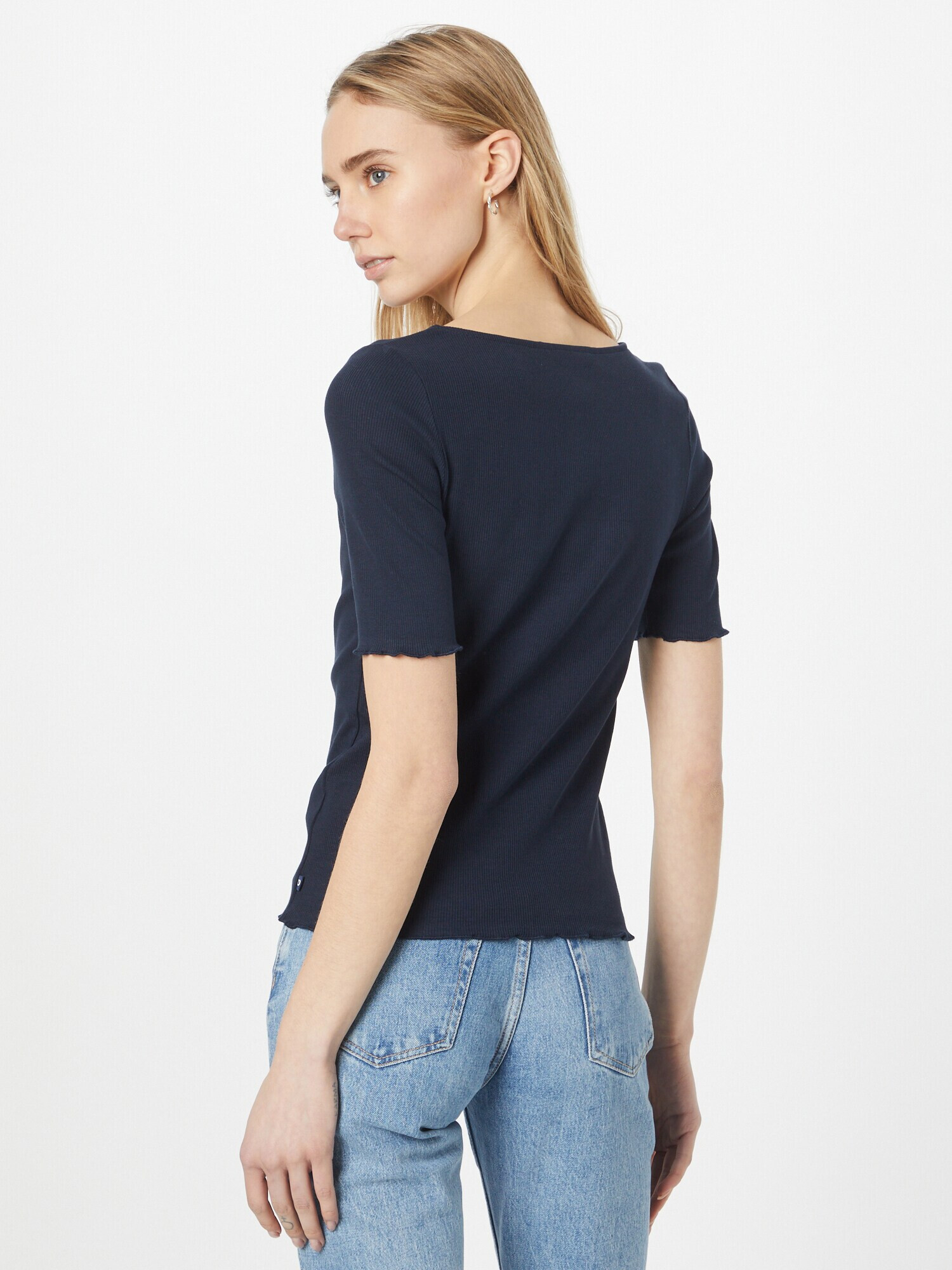 TOM TAILOR DENIM Tricou albastru marin - Pled.ro