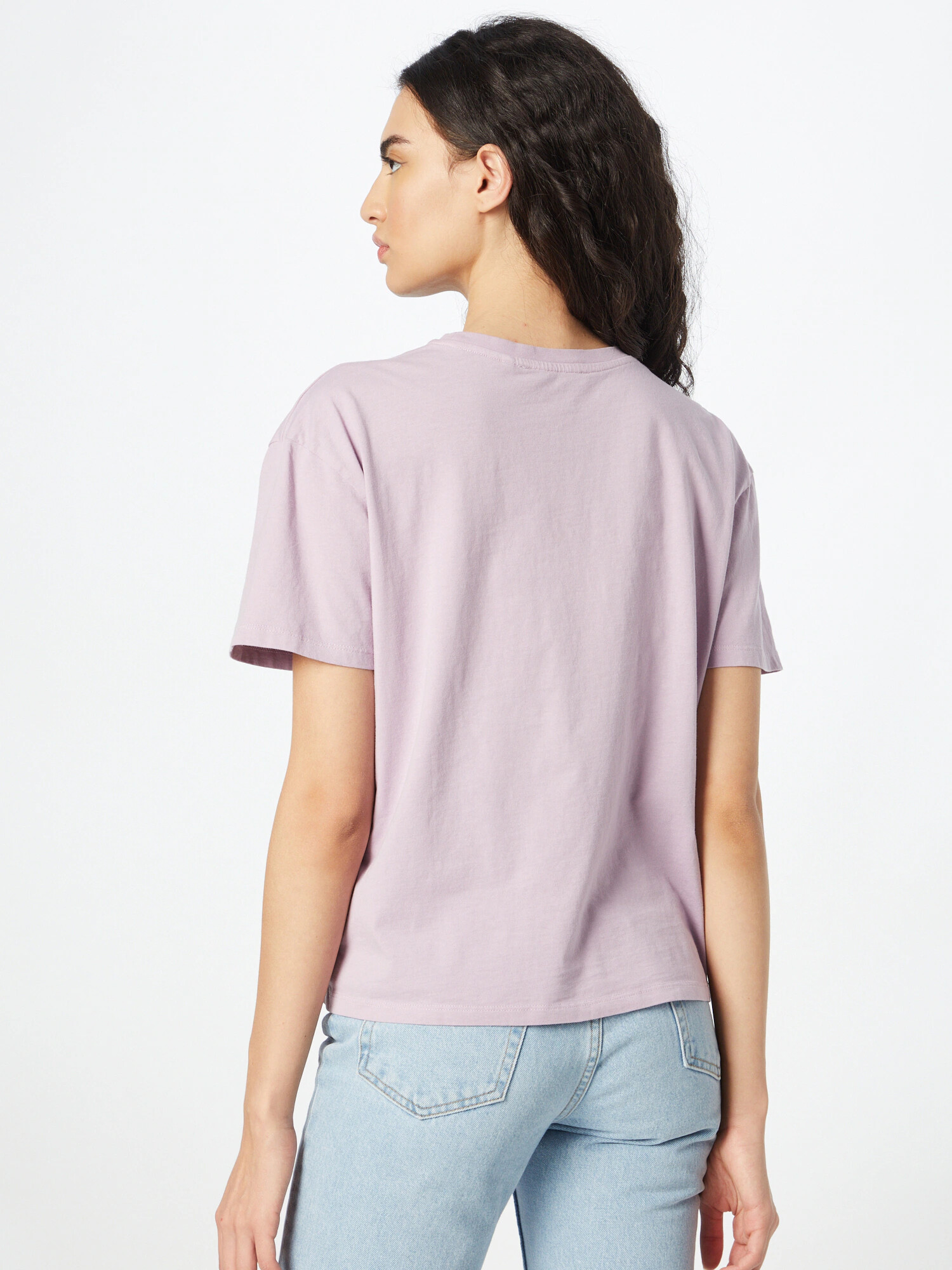 TOM TAILOR DENIM Tricou mauve / alb - Pled.ro