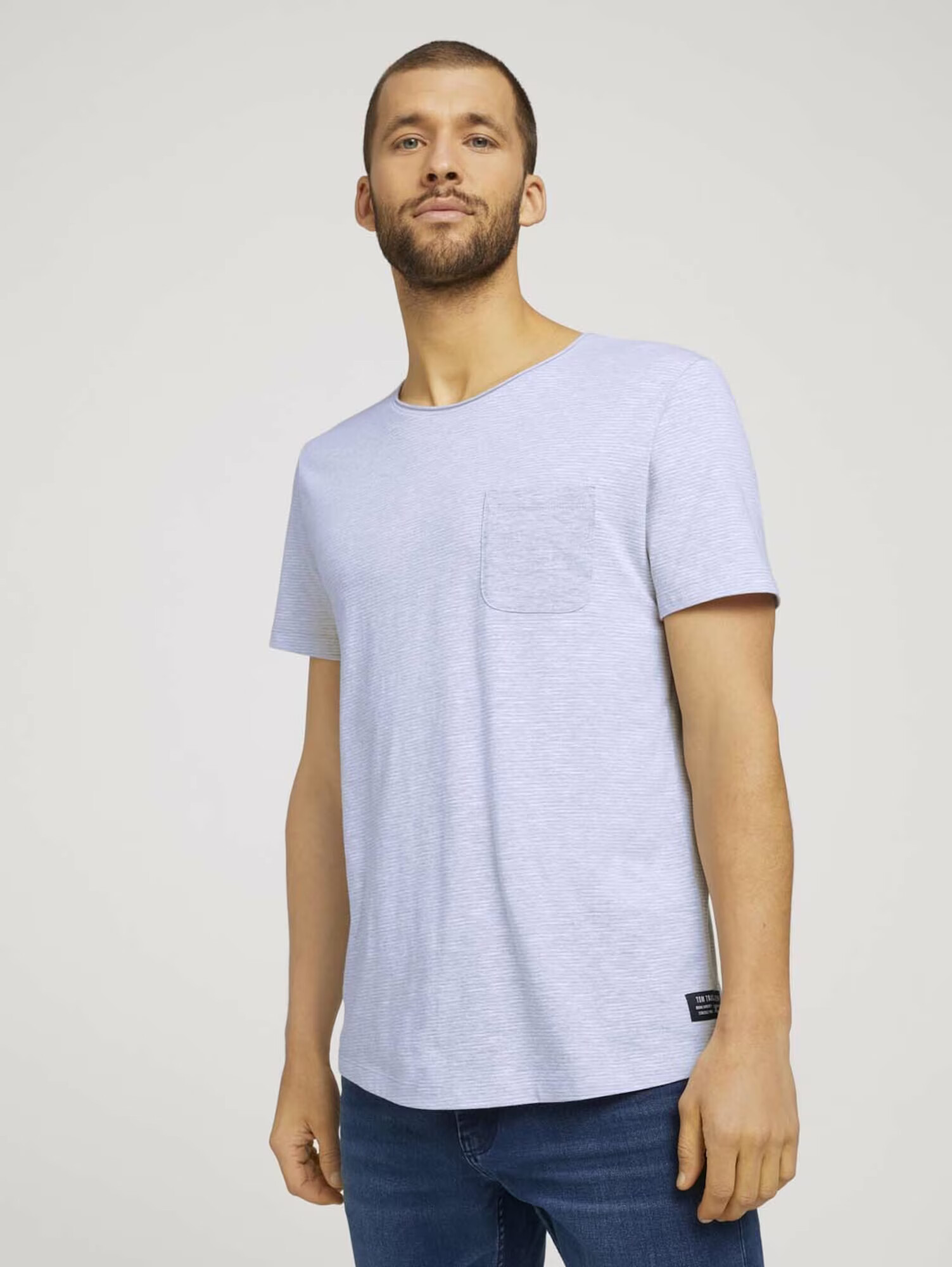 TOM TAILOR DENIM Tricou mov pastel - Pled.ro