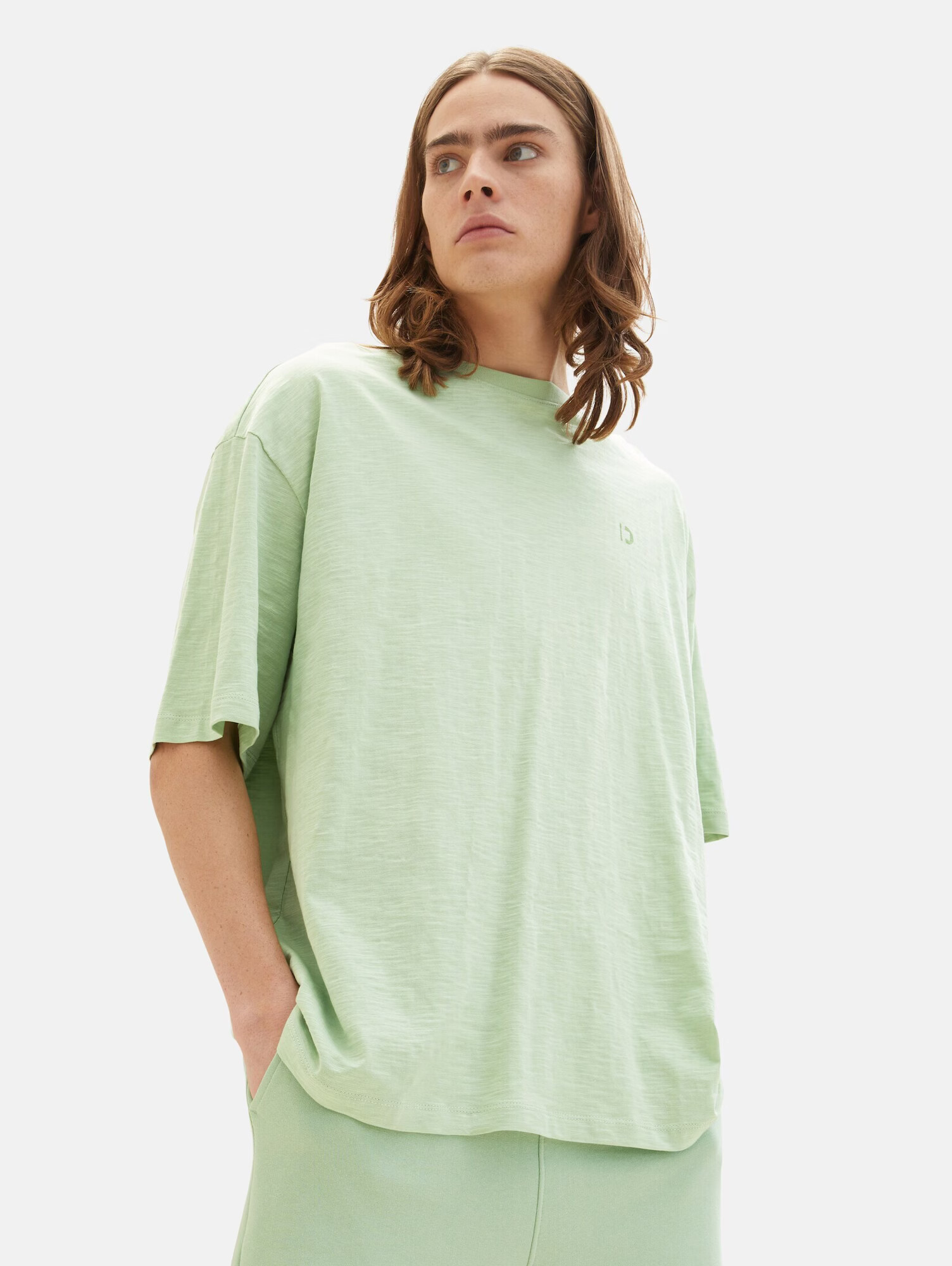 TOM TAILOR DENIM Tricou verde deschis - Pled.ro