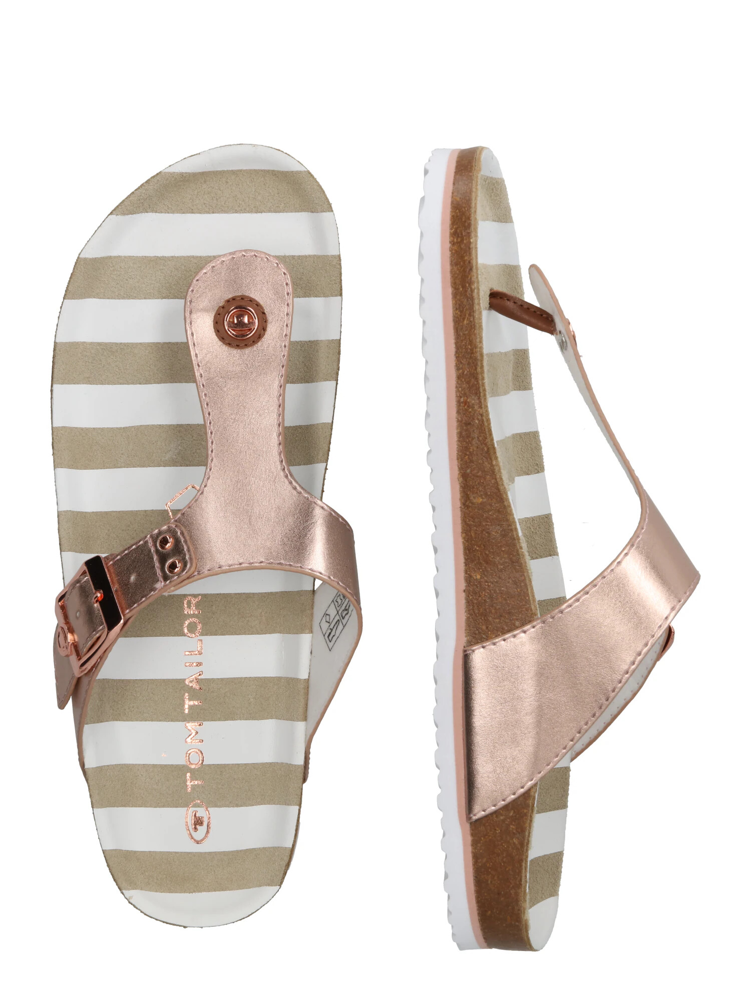 TOM TAILOR Flip-flops rosé - Pled.ro