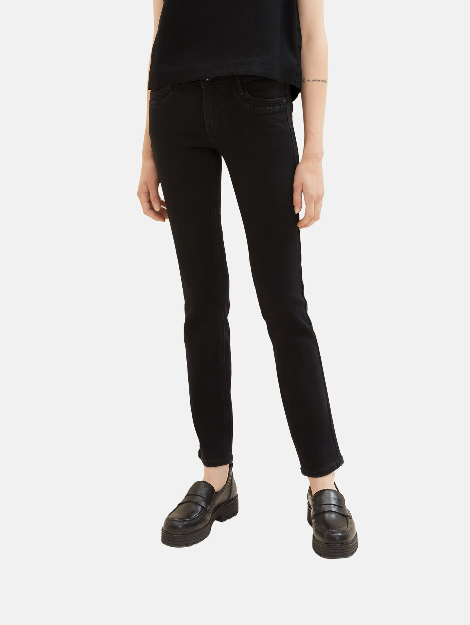 TOM TAILOR Jeans negru denim - Pled.ro