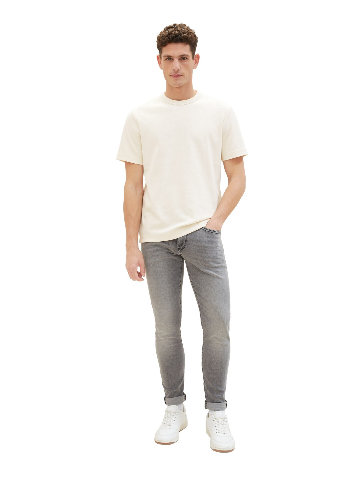 TOM TAILOR Jeans 'Troy' gri denim - Pled.ro