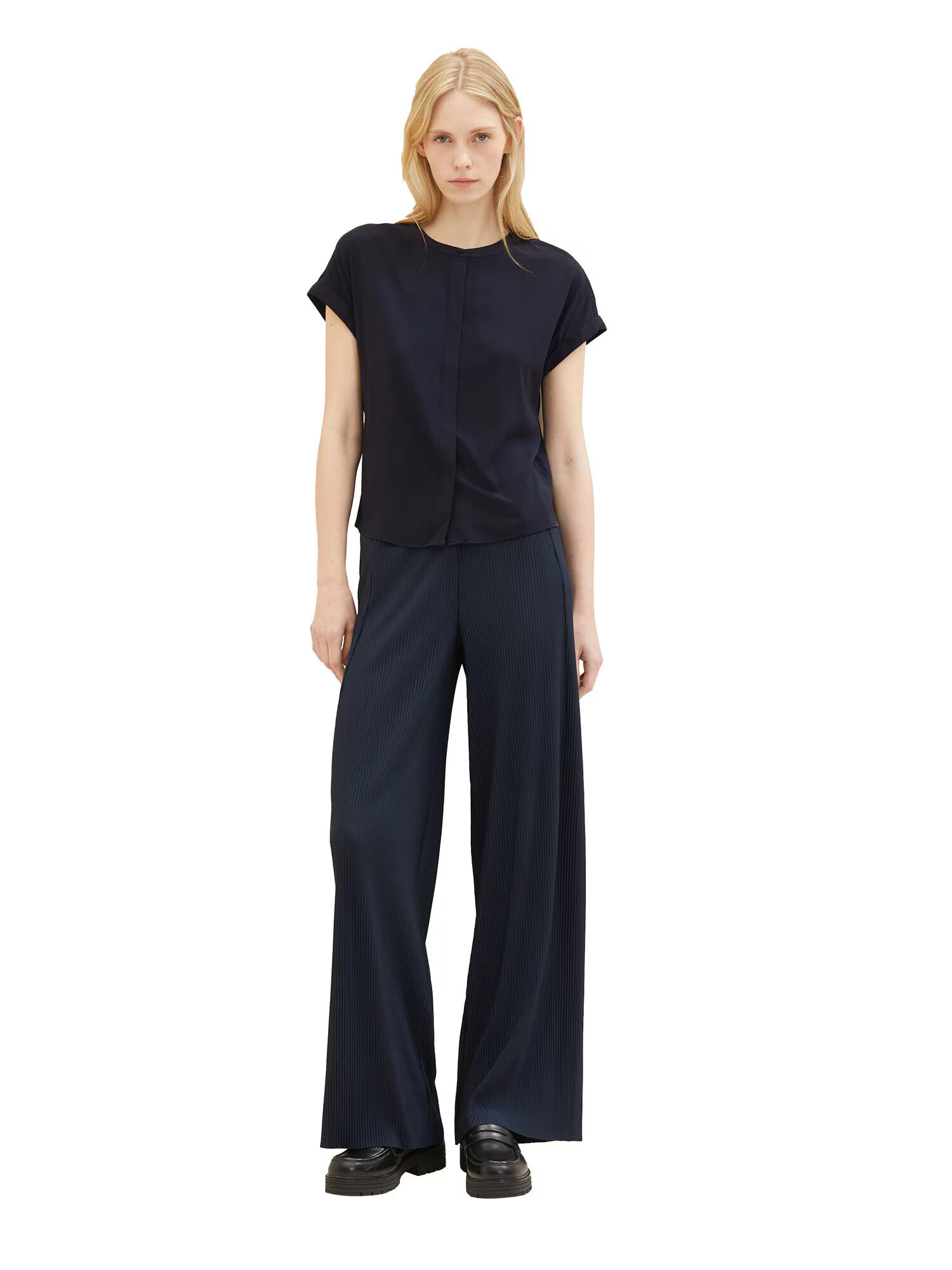 TOM TAILOR Pantaloni bleumarin - Pled.ro