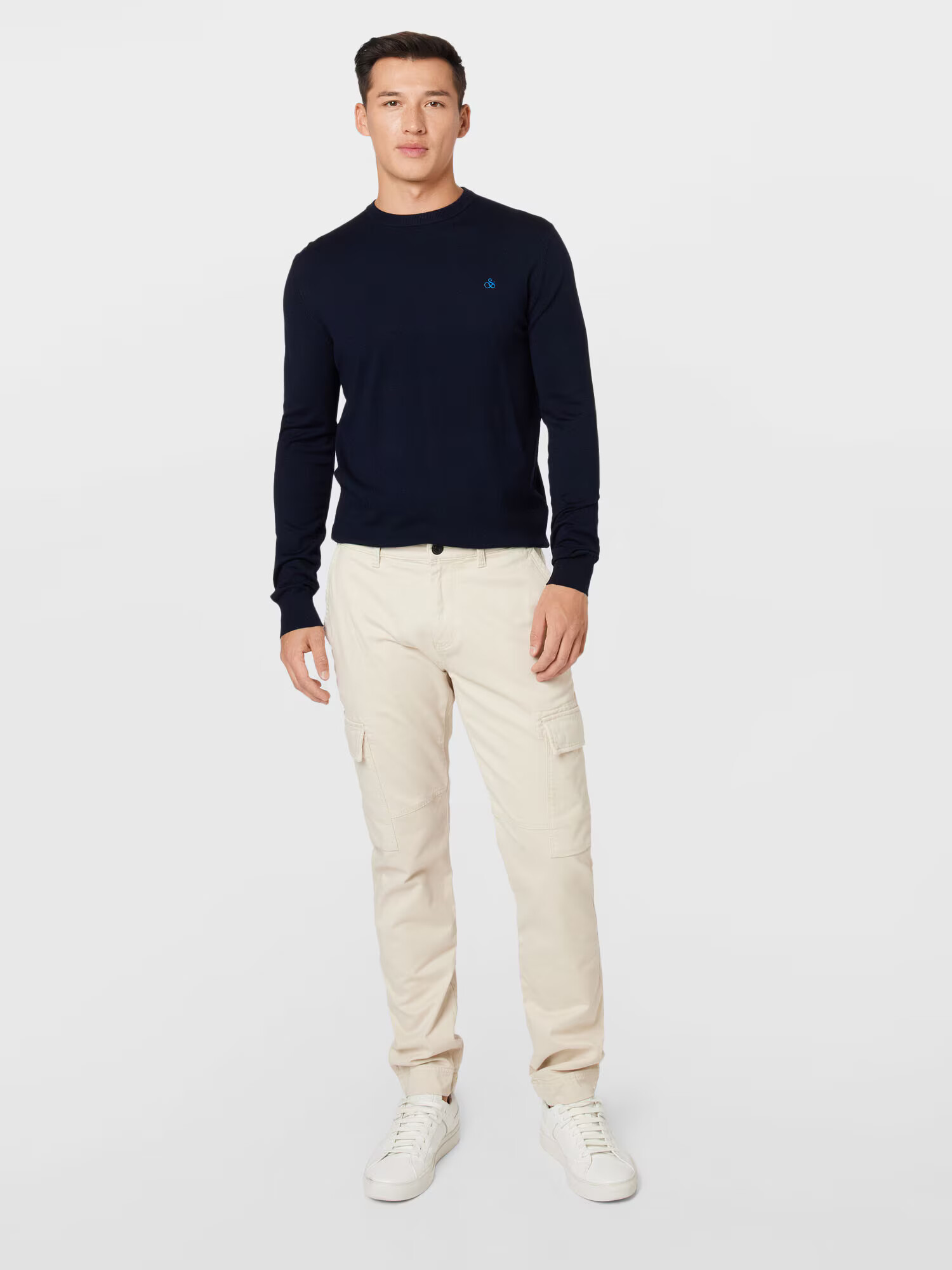 TOM TAILOR Pantaloni cu buzunare crem - Pled.ro