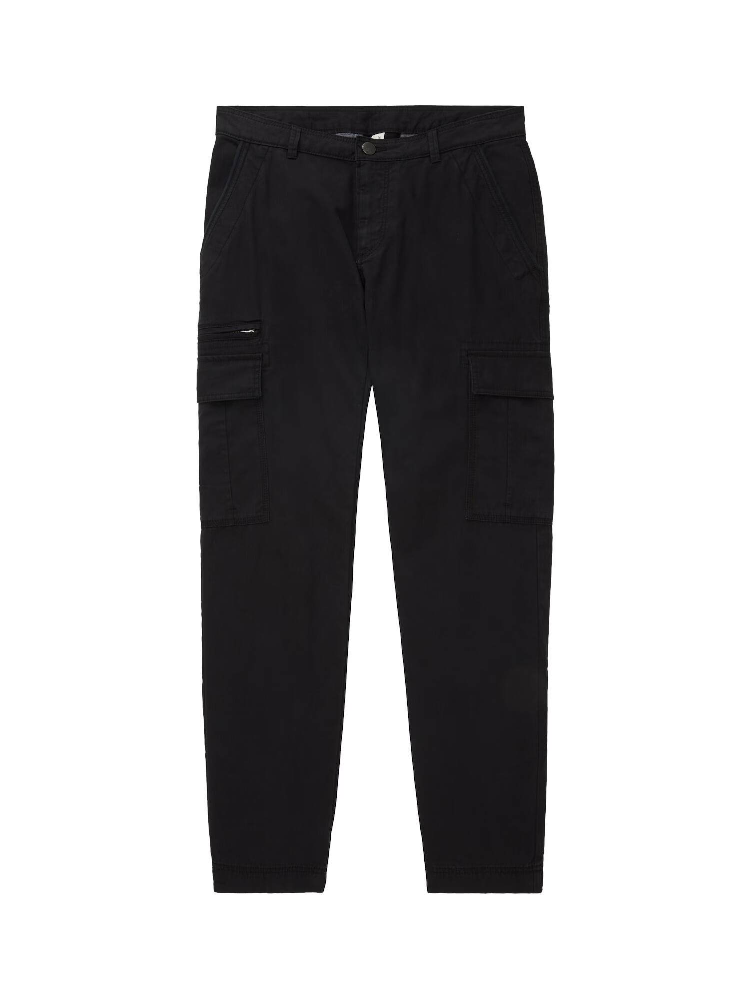 TOM TAILOR Pantaloni cu buzunare negru - Pled.ro