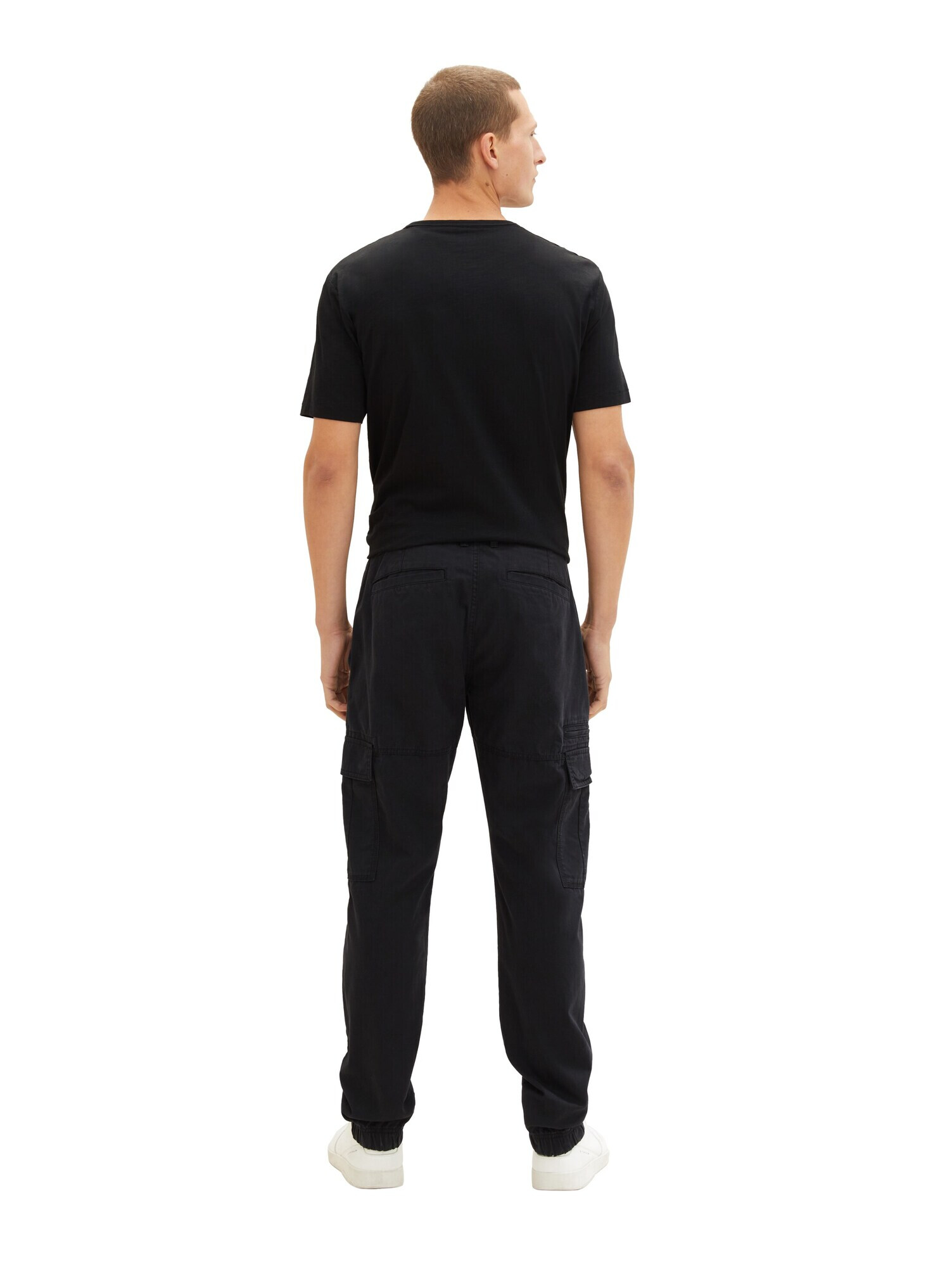 TOM TAILOR Pantaloni cu buzunare negru - Pled.ro