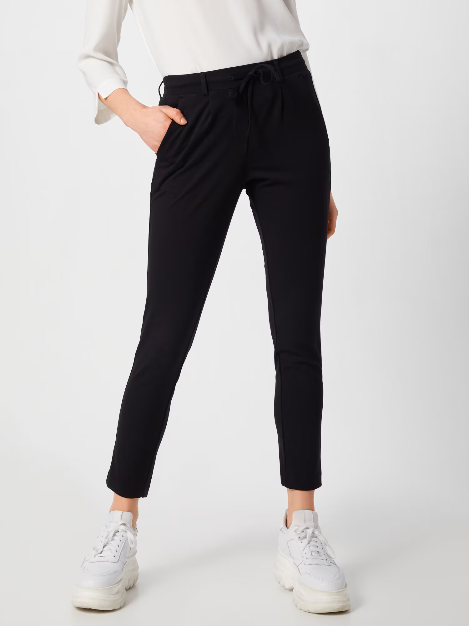 TOM TAILOR Pantaloni cutați negru - Pled.ro