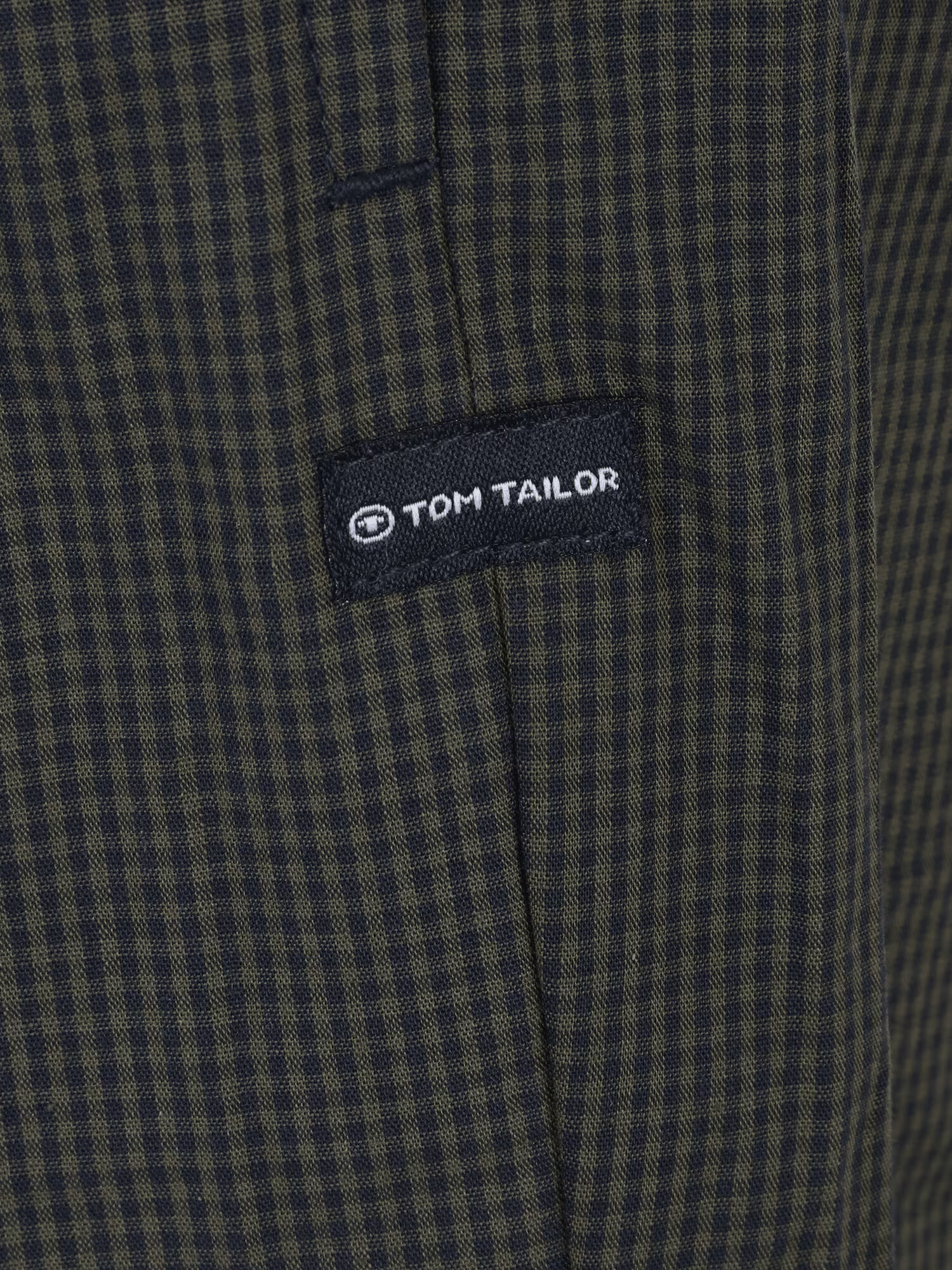 TOM TAILOR Pantaloni de pijama kaki / negru - Pled.ro