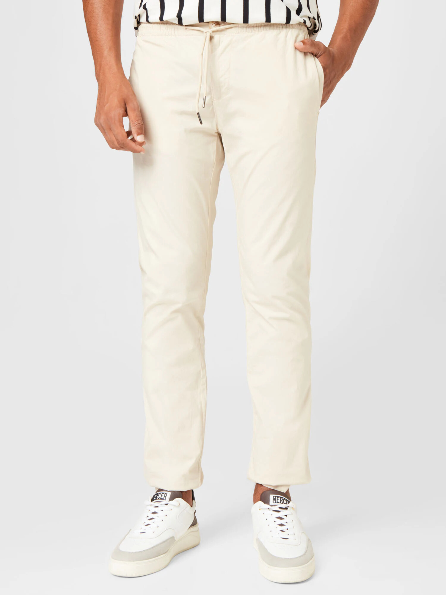 TOM TAILOR Pantaloni ecru - Pled.ro