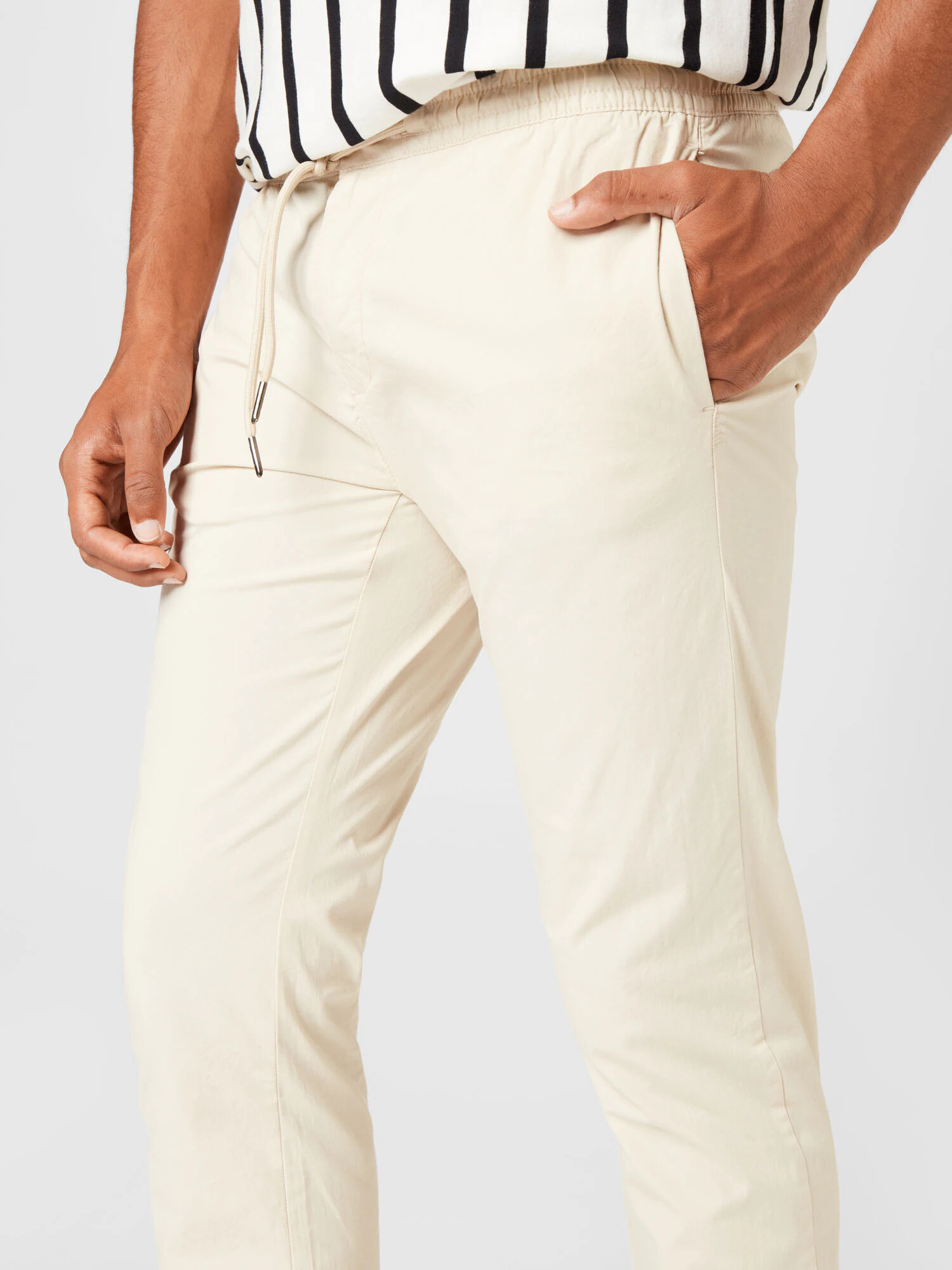 TOM TAILOR Pantaloni ecru - Pled.ro